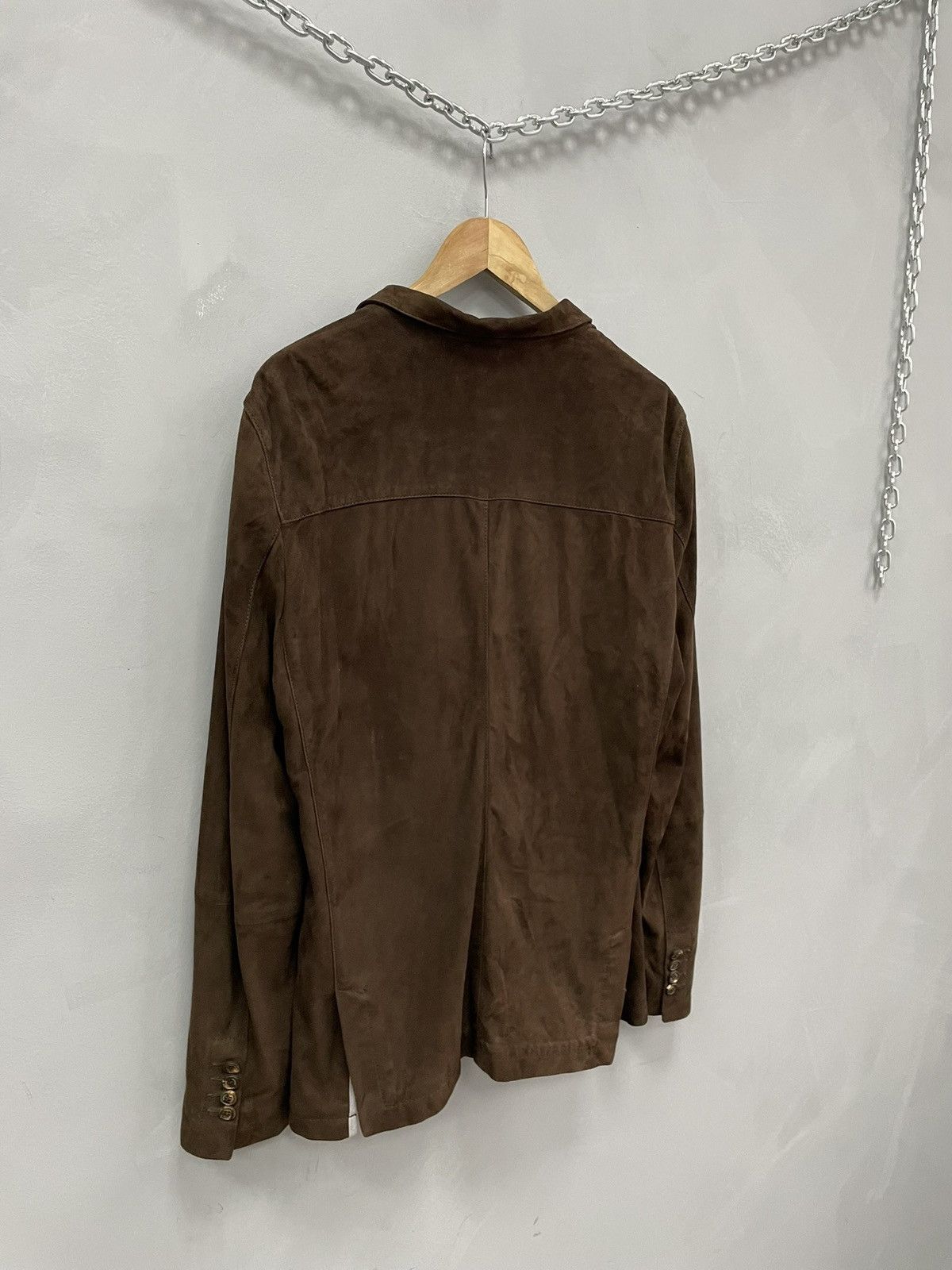 Japanese Brand Rare suede japanese Leather jacket blazer 90s Size US L / EU 52-54 / 3 - 10 Thumbnail