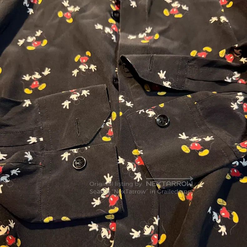 Saint Laurent Paris Saint Laurent Paris Size 38 Mickey Shirt Black i Size US L / EU 52-54 / 3 - 4 Thumbnail