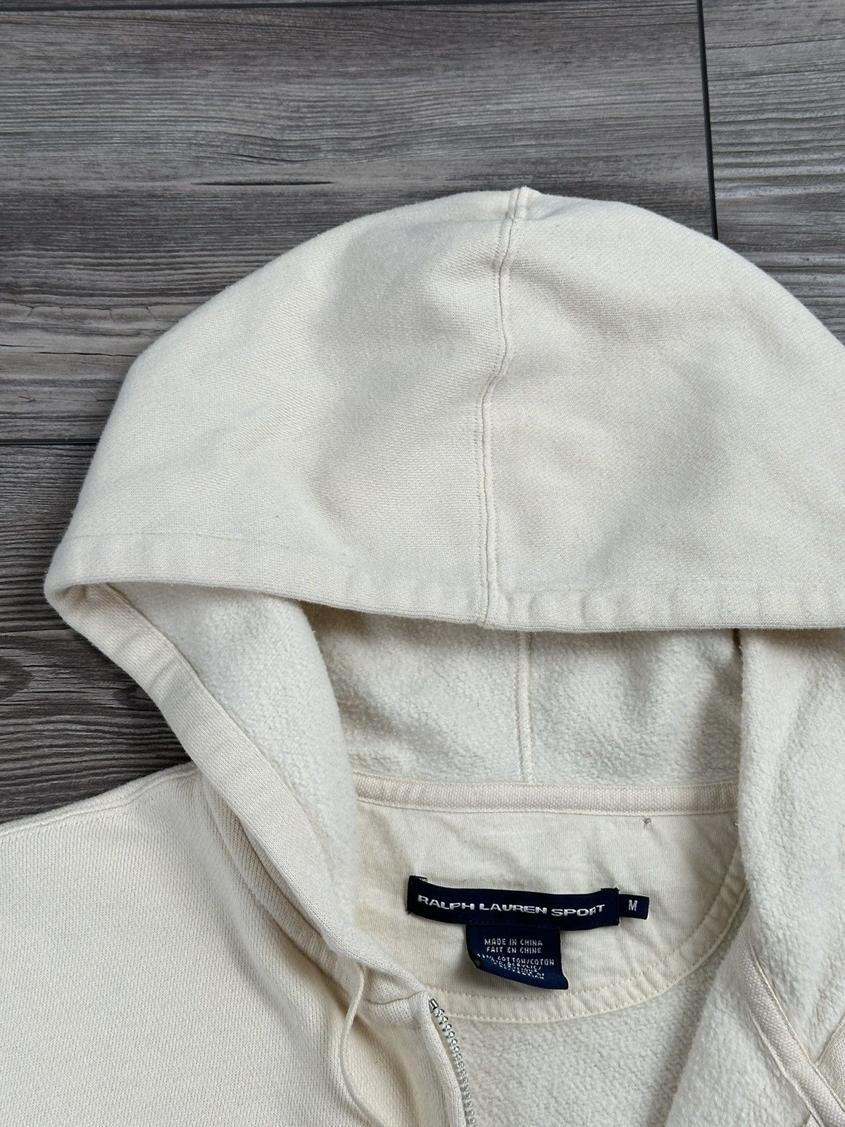 Polo Ralph Lauren × Vintage Ralph Lauren Sport Zip Hoodie Size M / US 6-8 / IT 42-44 - 5 Thumbnail