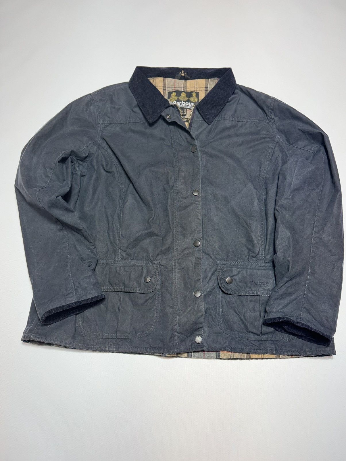 Barbour Barbour Border Waxed Jacket L1654 Utility 2 Pocket UK Size20 Size M / US 6-8 / IT 42-44 - 1 Thumbnail