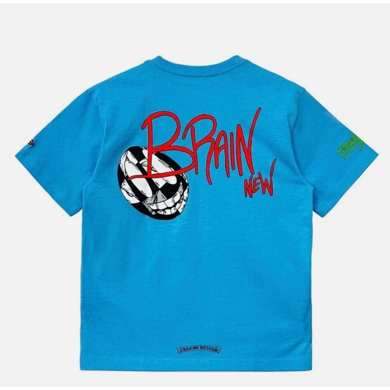 Chrome Hearts Chrome Hearts Matty Boy Brain Blue S/S T-Shirt Size Large Size US L / EU 52-54 / 3 - 6 Thumbnail