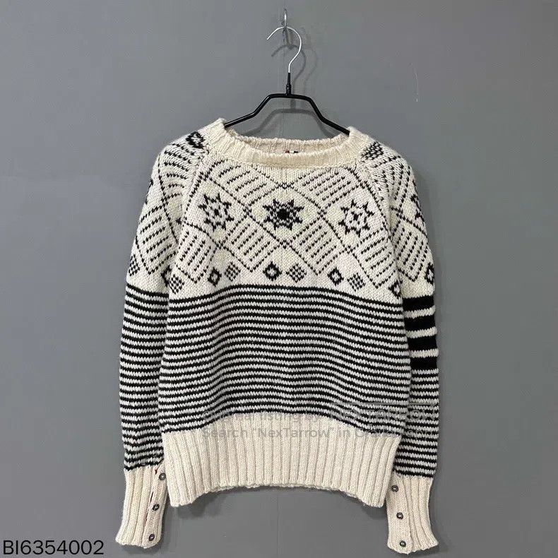Thom Browne Thom Browne Snowflake Fair Isle Knit Sweater Size US M / EU 48-50 / 2 - 3 Thumbnail
