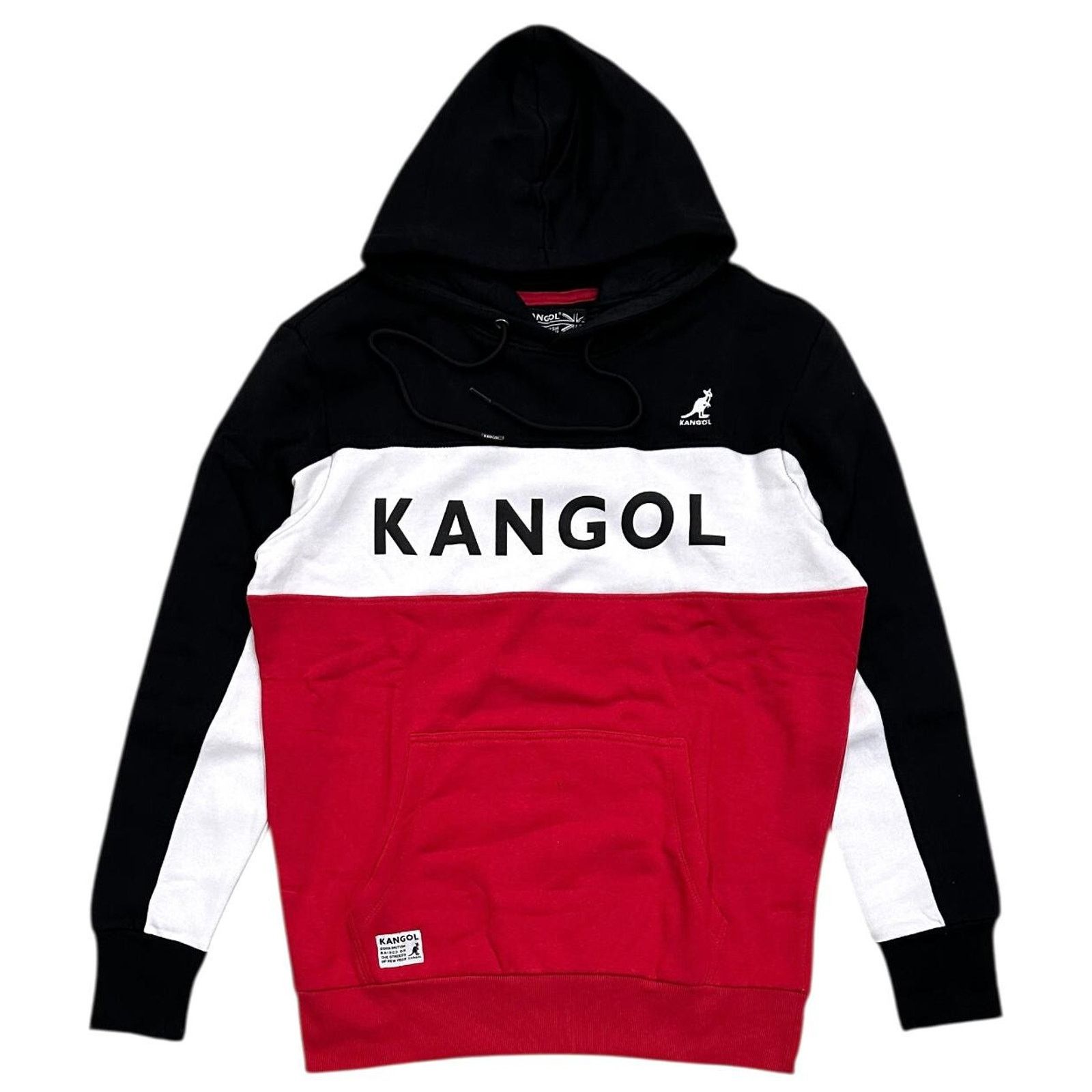 Kangol Kangol Men's Hoodie Colorblock Black Combo Fleece Sweatshirt Size US S / EU 44-46 / 1 - 1 Thumbnail