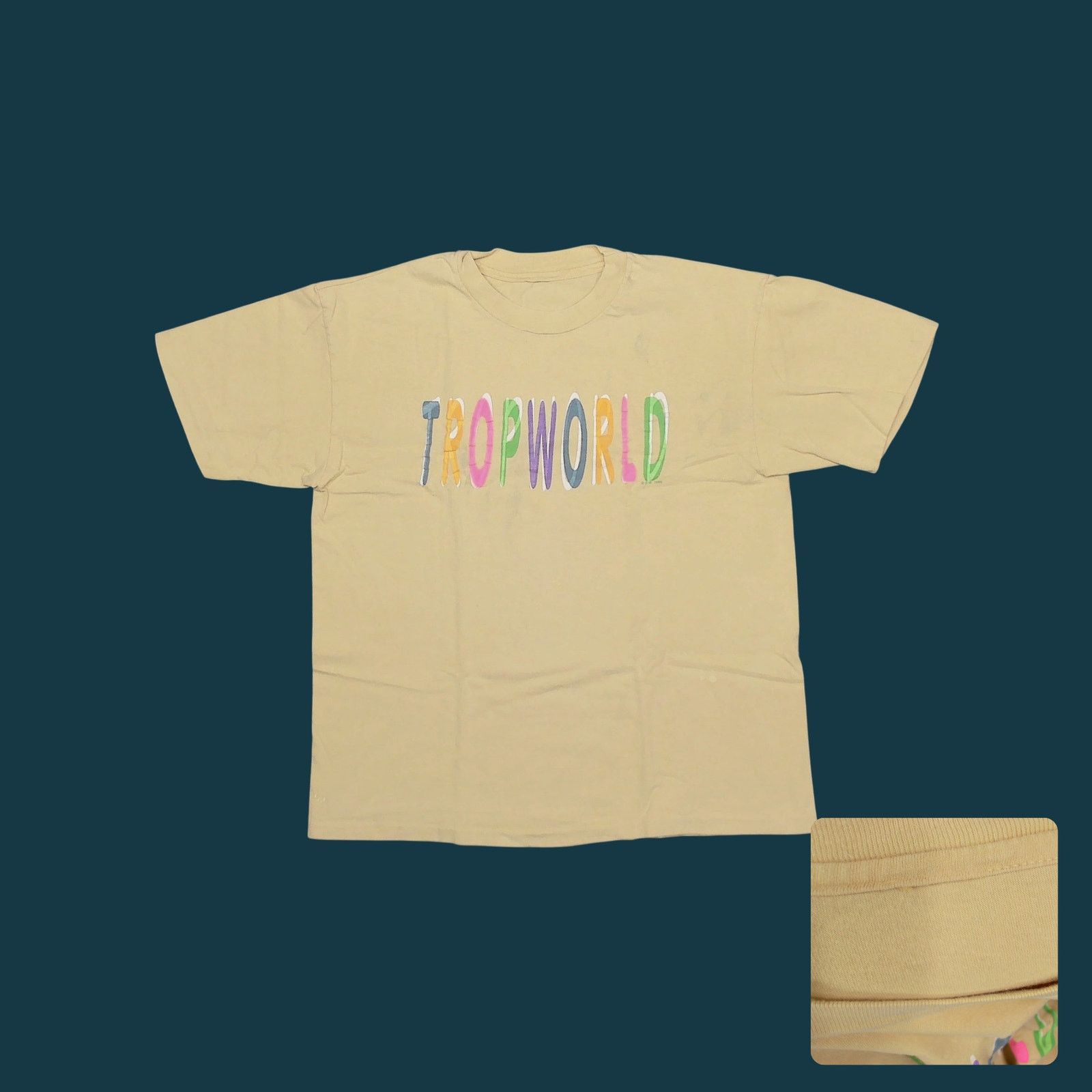 Vintage Vintage 1995 TropWorld Casino Single Stitch Boxy Tee Size US L / EU 52-54 / 3 - 1 Thumbnail