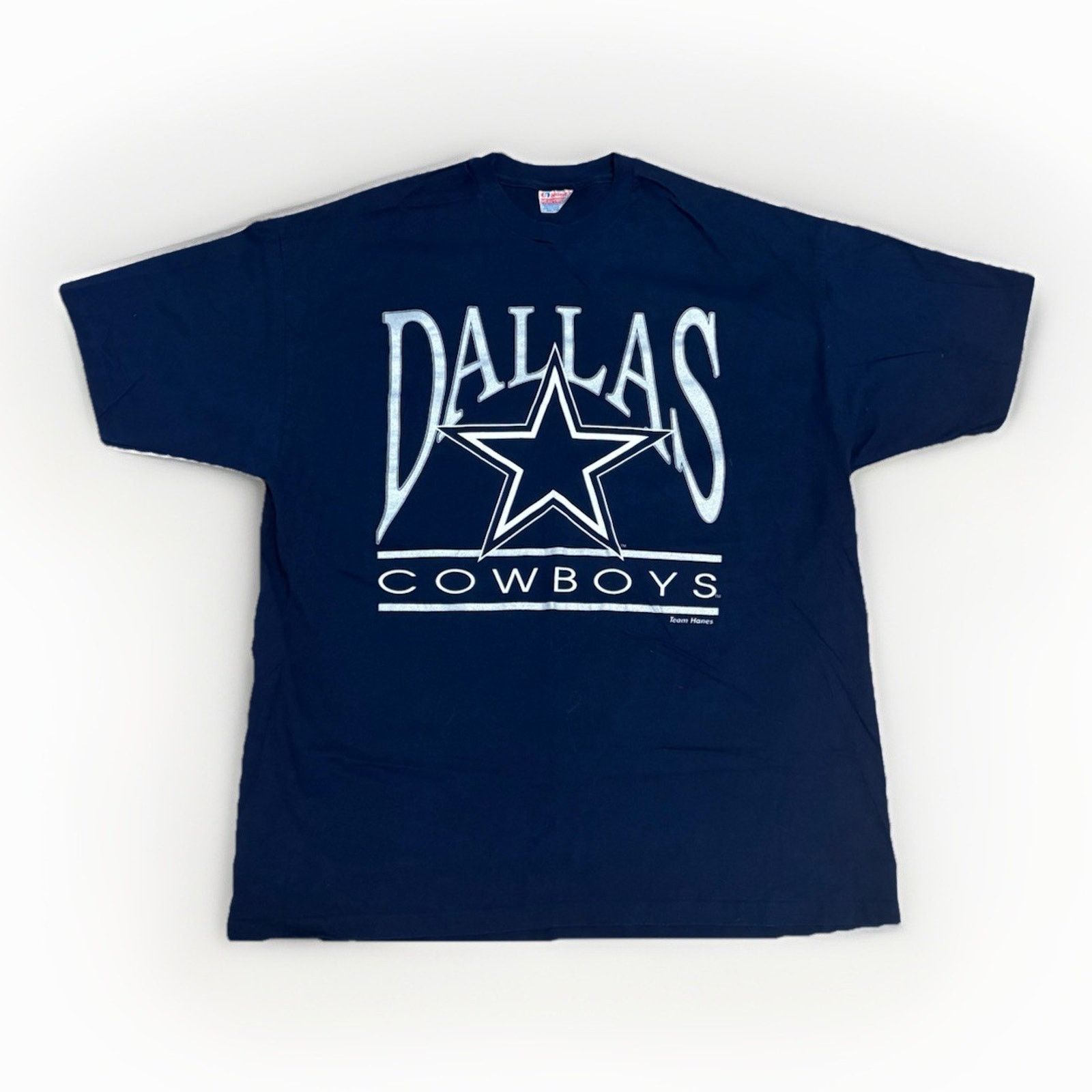 Hanes Vintage 90s Dallas Cowboys T Shirt Size XXL Big Logo Hanes Size US XXL / EU 58 / 5 - 1 Thumbnail