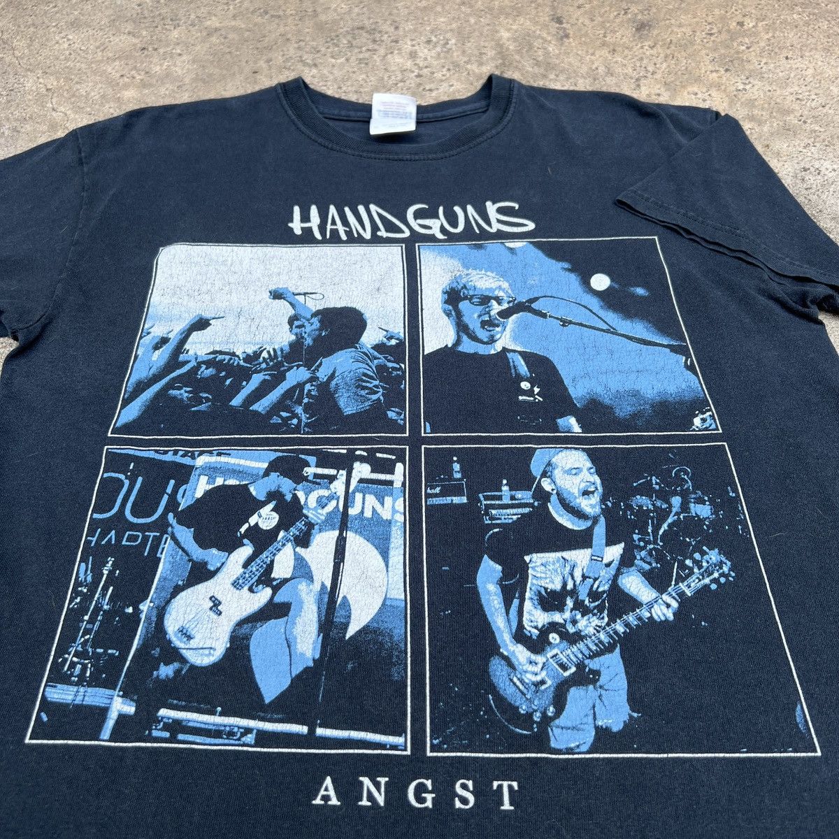 Vintage Y2K Handguns Angst Pop punk Band Promo Tee Faded Size US M / EU 48-50 / 2 - 1 Thumbnail
