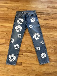 Denim Tears Cotton Wreath Jeans | Grailed