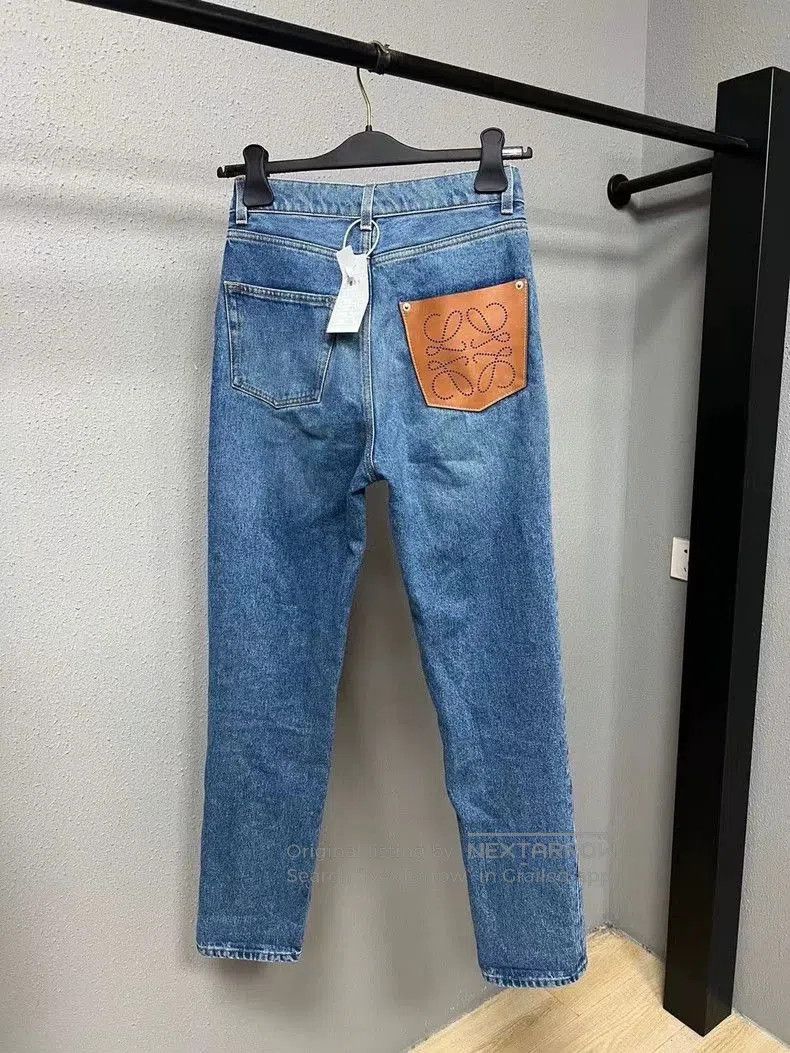 Loewe Loewe Denim Pants with Signature Leather Patch. Size US 34 / EU 50 - 1 Thumbnail