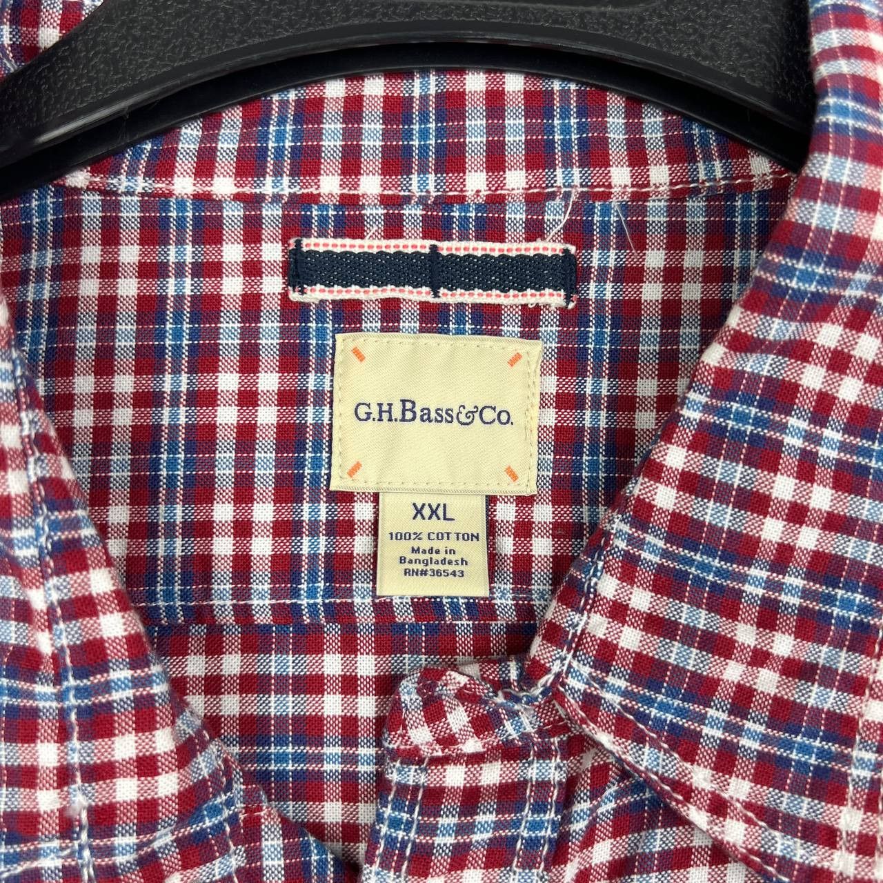 G.H. Bass & Co. G.H. Bass & Co Button Down XXL Plaid ShortSleeve Shirt New Size US XXL / EU 58 / 5 - 2 Thumbnail