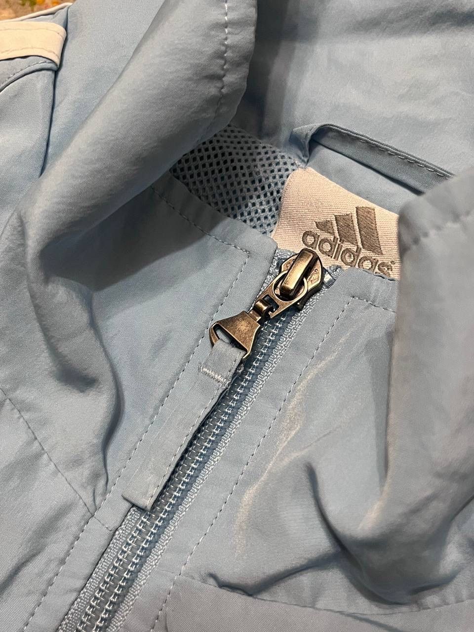 Adidas Vintage Adidas 3 Stripes Baby Blue Olympic Jacket Y2K L Size US L / EU 52-54 / 3 - 4 Thumbnail