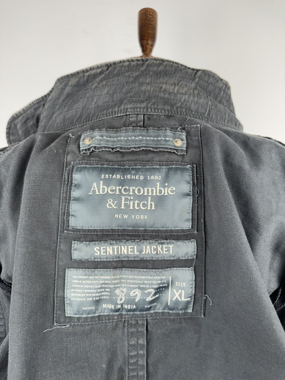 Vintage Men’s Vintage Abercrombie Fitch Sentinel Military Jacket Size US XL / EU 56 / 4 - 6 Thumbnail