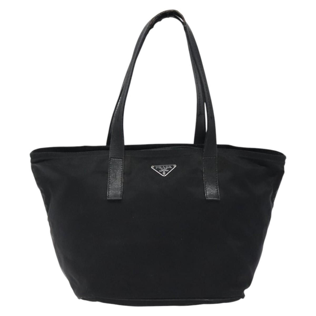 Prada PRADA Hand Bag Nylon Black Silver Size ONE SIZE - 2 Thumbnail