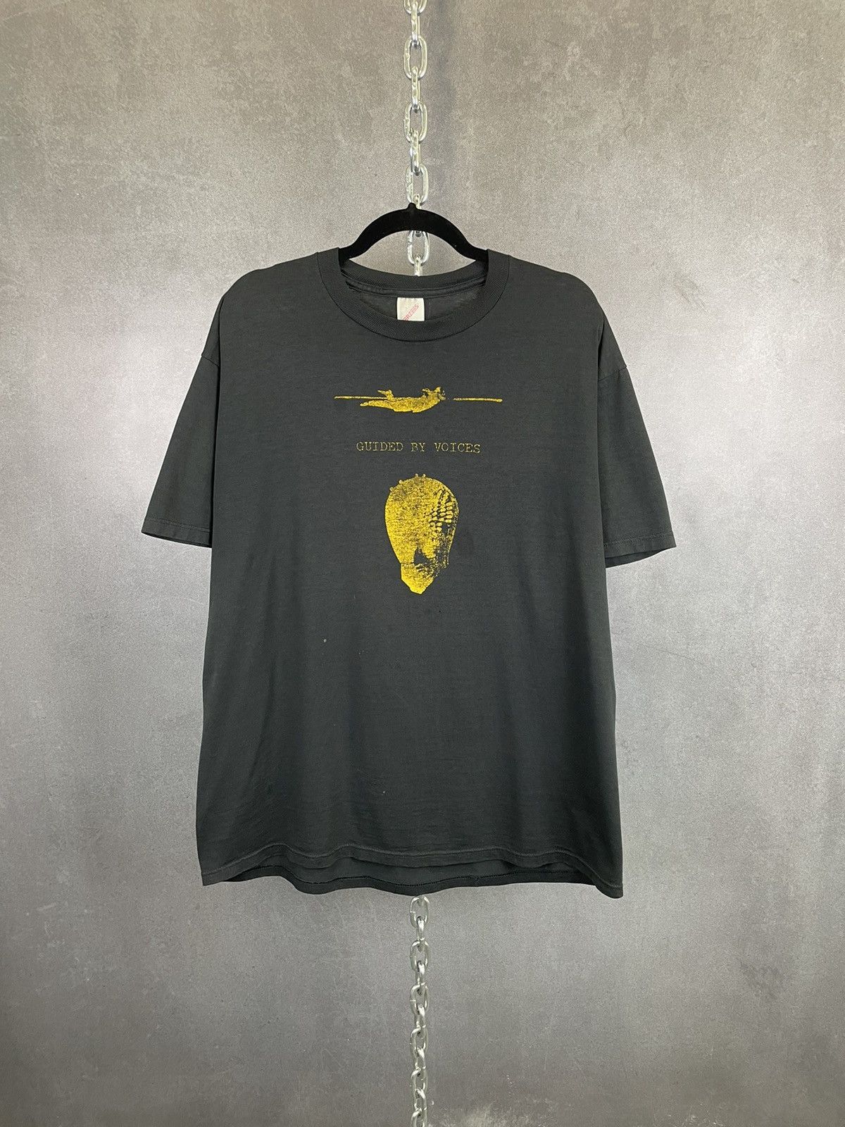 Band Tees × Vintage Vintage mega rare 90s Guided By Voices black t shirt Size US XL / EU 56 / 4 - 1 Thumbnail