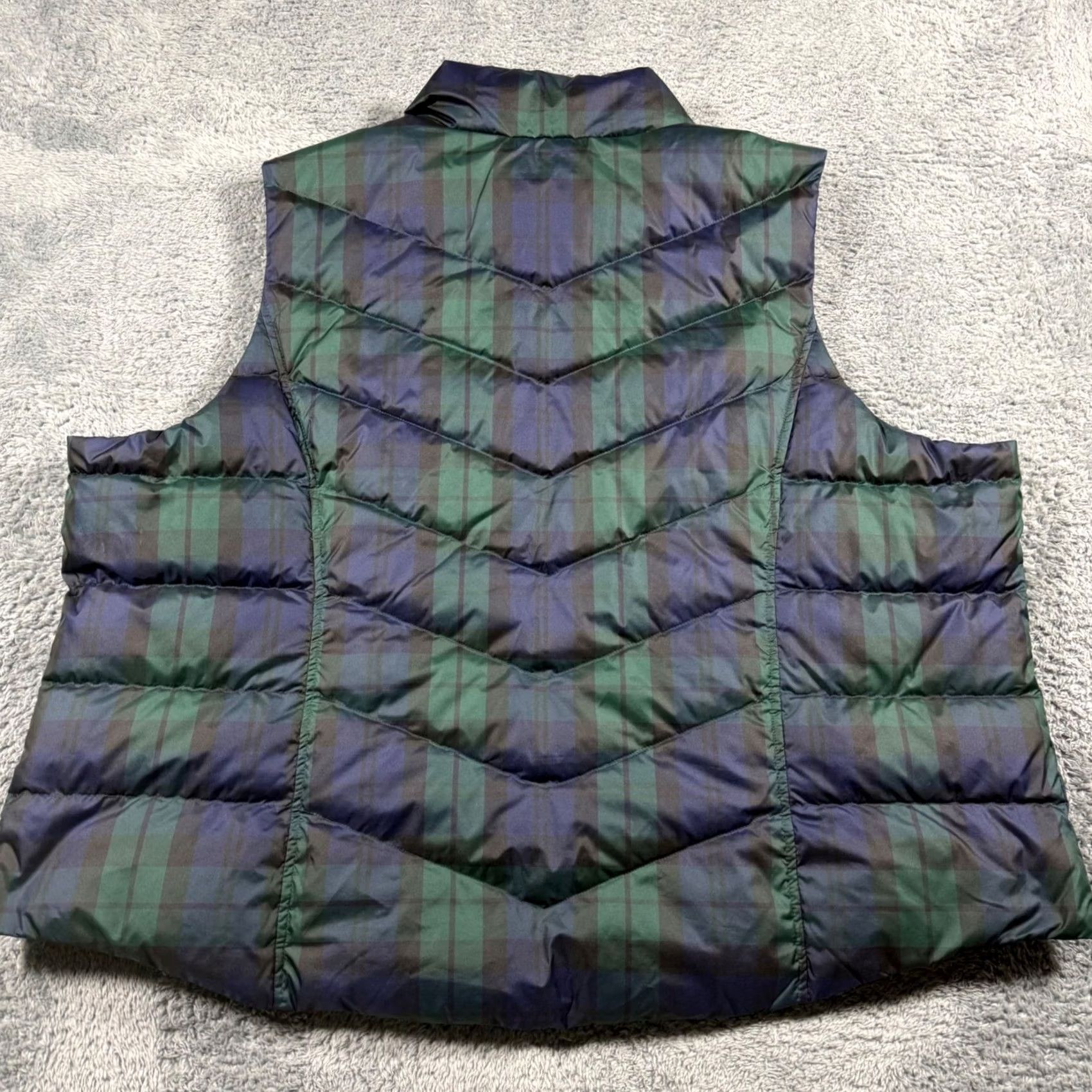 Lands' End Lands End Black Watch Plaid Down Puffer Vest Full Zip Multicolor Size 3XL Size US XXL / EU 58 / 5 - 4 Thumbnail