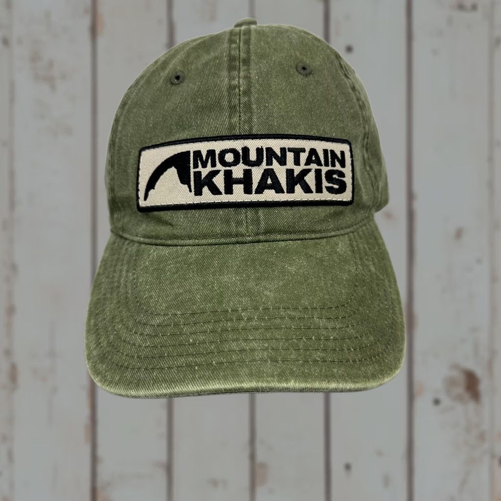 Vintage Mountain Khakis Hat Cap Strap Back Men Green Richardson Logo Patch Outdoor Size ONE SIZE - 1 Thumbnail
