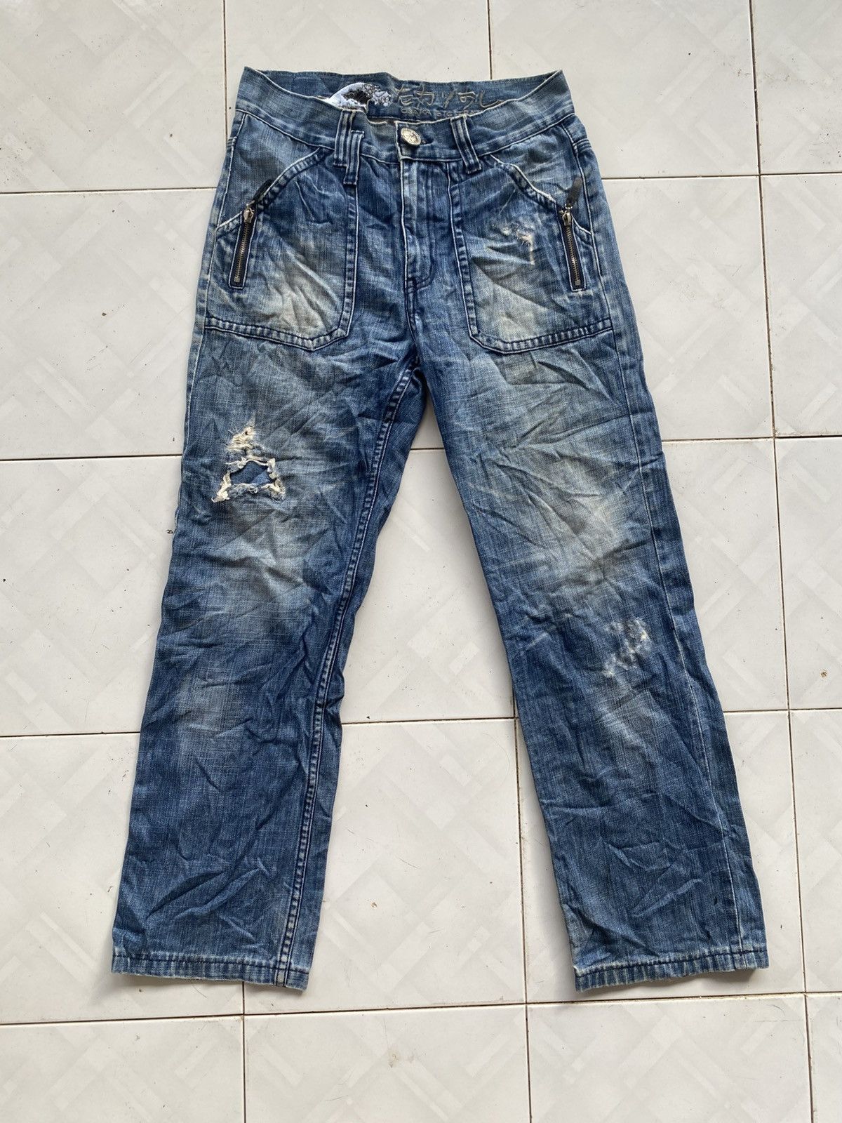 Japanese Brand Big Train Baker Jeans Size US 30 / EU 46 - 2 Thumbnail