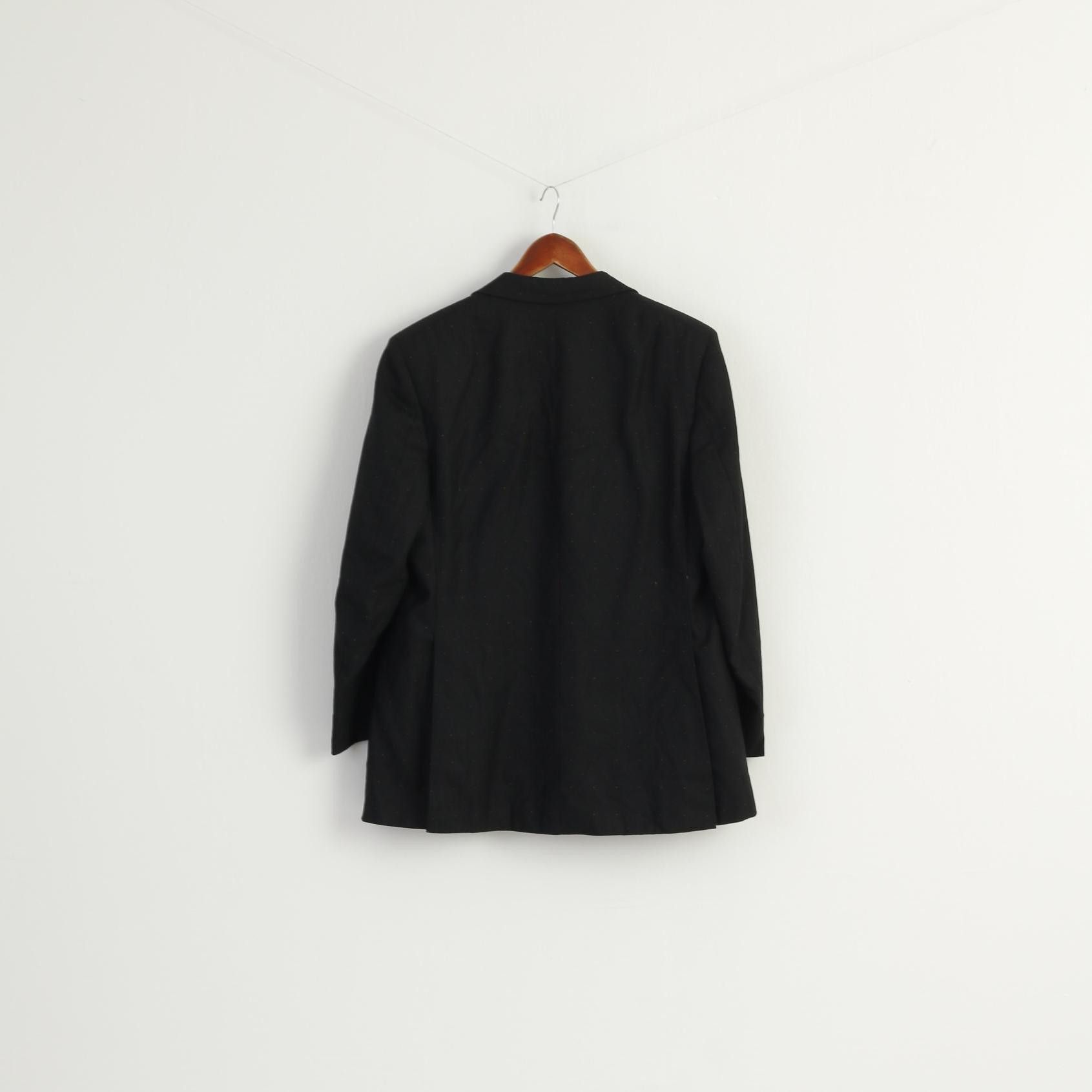 Vintage Louis Roth Men 43 Blazer Black Dots Vintage Cuzzens 7596 Size 42R - 7 Thumbnail