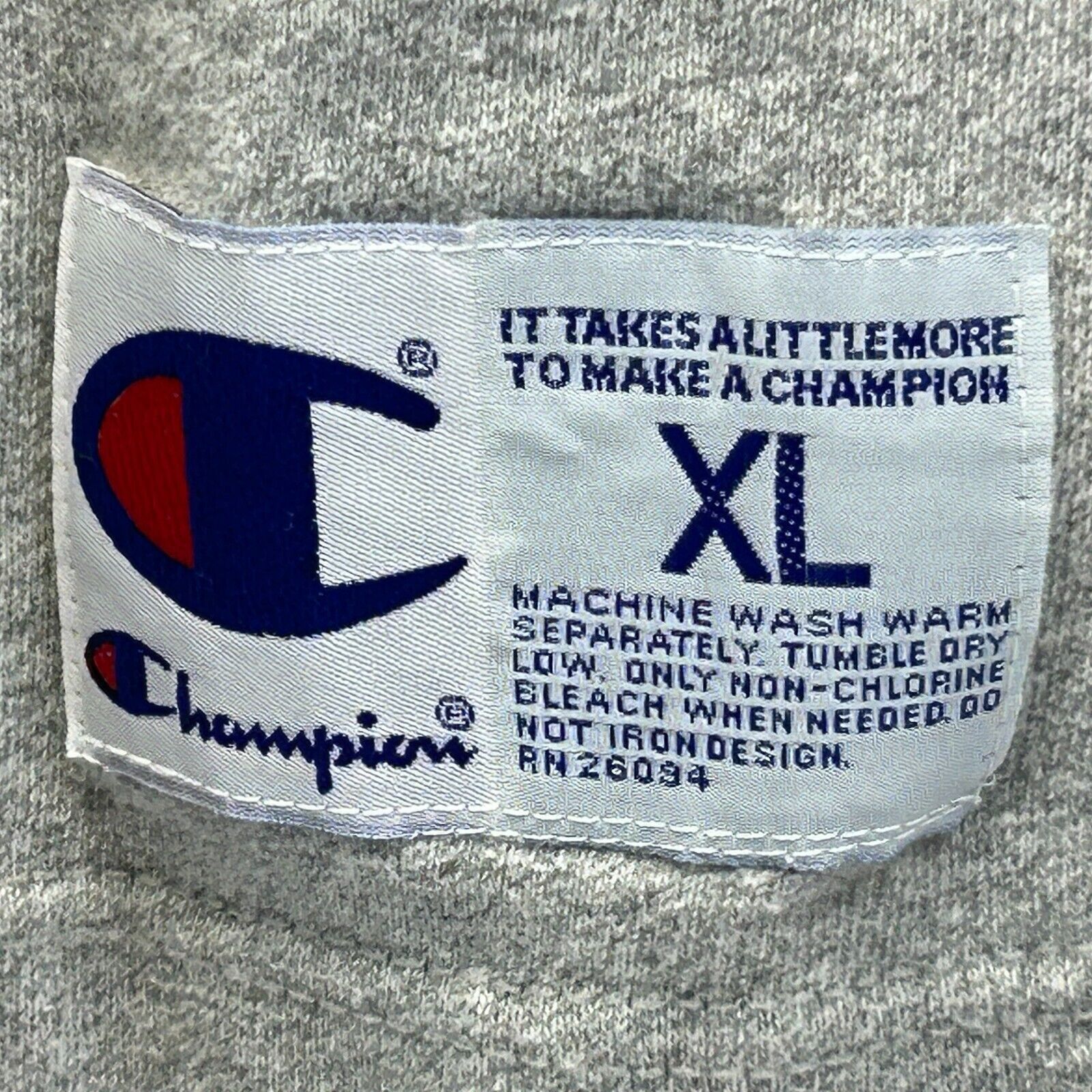 Champion Vintage 90s Letter E Heraldic Tiger T Shirt Tygre XL X-Large Size US XL / EU 56 / 4 - 4 Thumbnail