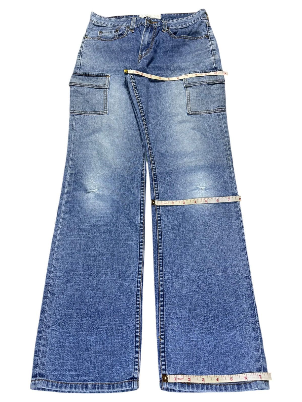 Levi's × Levi's Vintage Clothing Vintage 90s Levis Signature Faded Wash Cargo Carpenter Jeans Size 28" / US 6 / IT 42 - 14 Thumbnail