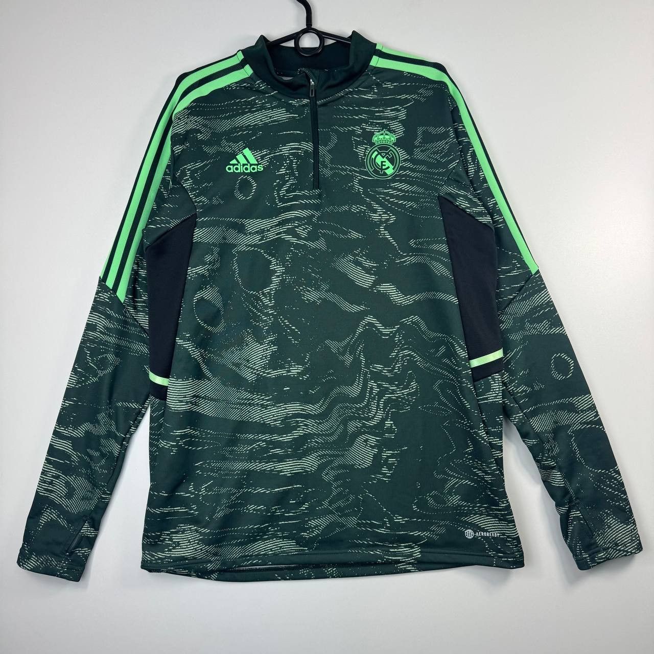 Adidas Adidas Real Madrid Training Top Green HD1205 Mens Size L Size US L / EU 52-54 / 3 - 1 Thumbnail