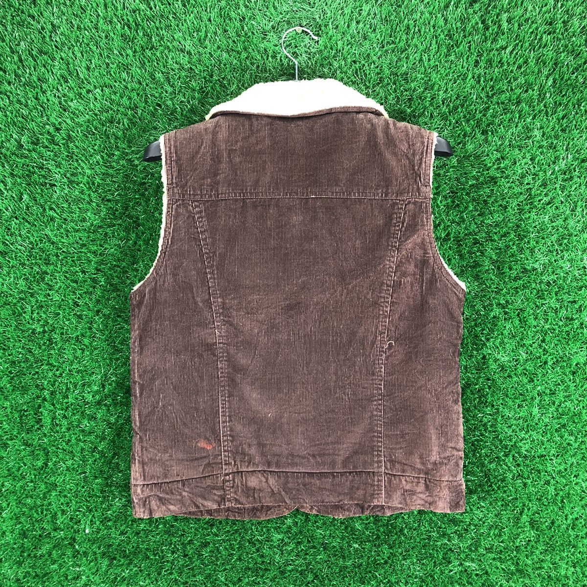 L.L. Bean L.L Bean Corduroy Sherpa Lining Women Vest Size XS / US 0-2 / IT 36-38 - 4 Thumbnail