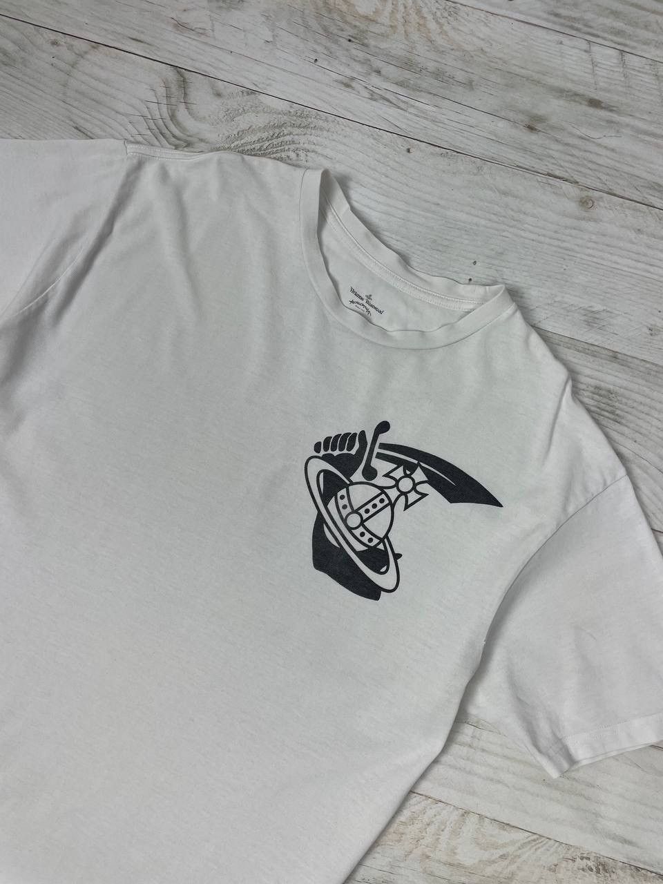 Vivienne Westwood Vivienne Westwood Anglomania New Boxy T-Shirt Chaos Orb Size US XL / EU 56 / 4 - 2 Thumbnail