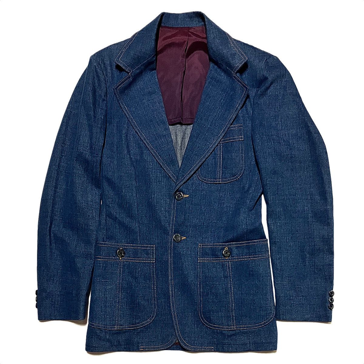 Vintage Vintage Denim Jacket Size US M / EU 48-50 / 2 - 1 Thumbnail