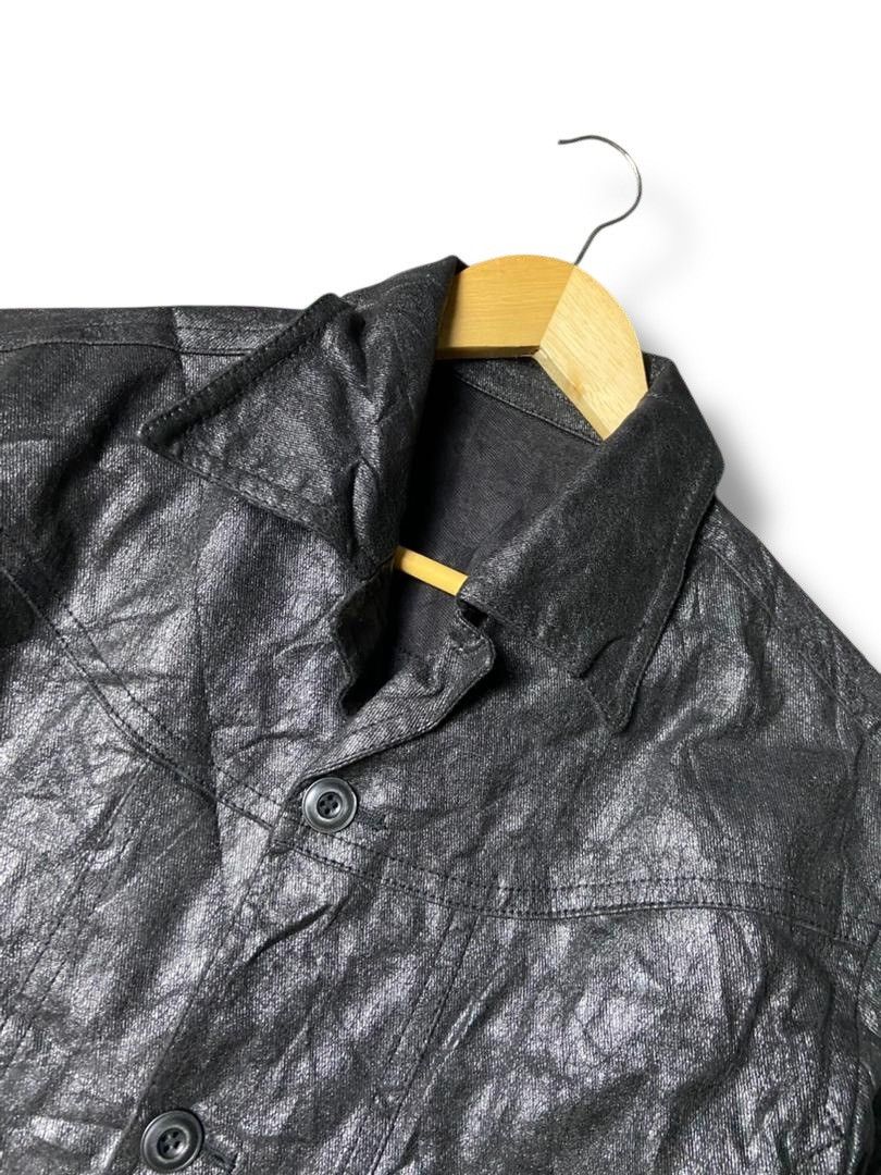 Japanese Brand A.S.M Atelier Sab Men Faux Leather Jacket (169) Size US XS / EU 42 / 0 - 6 Thumbnail