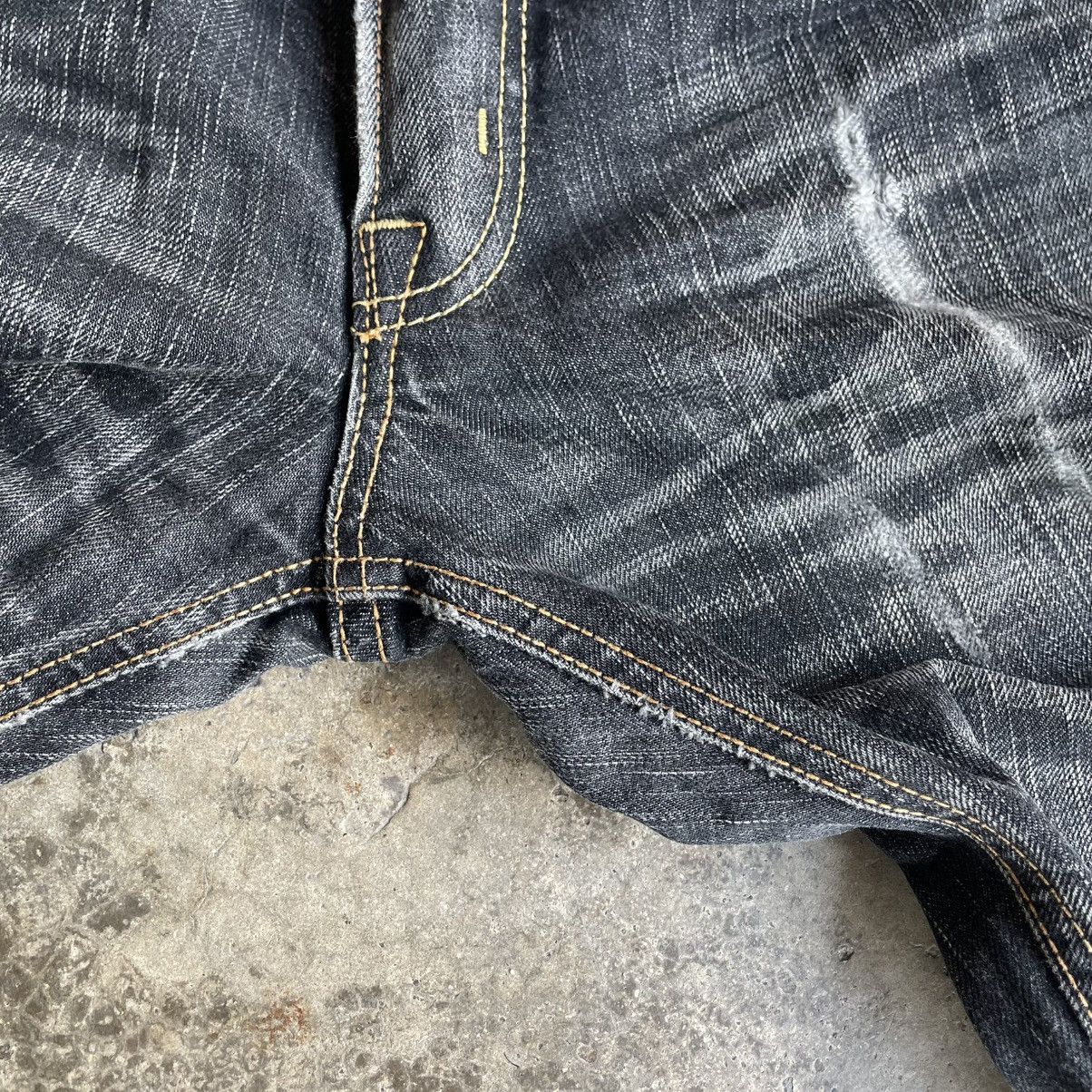 Edwin 🔥Vintage Edwin 503 Blue Trip Stoned Washed Slim Fit Jeans Size US 30 / EU 46 - 11 Thumbnail