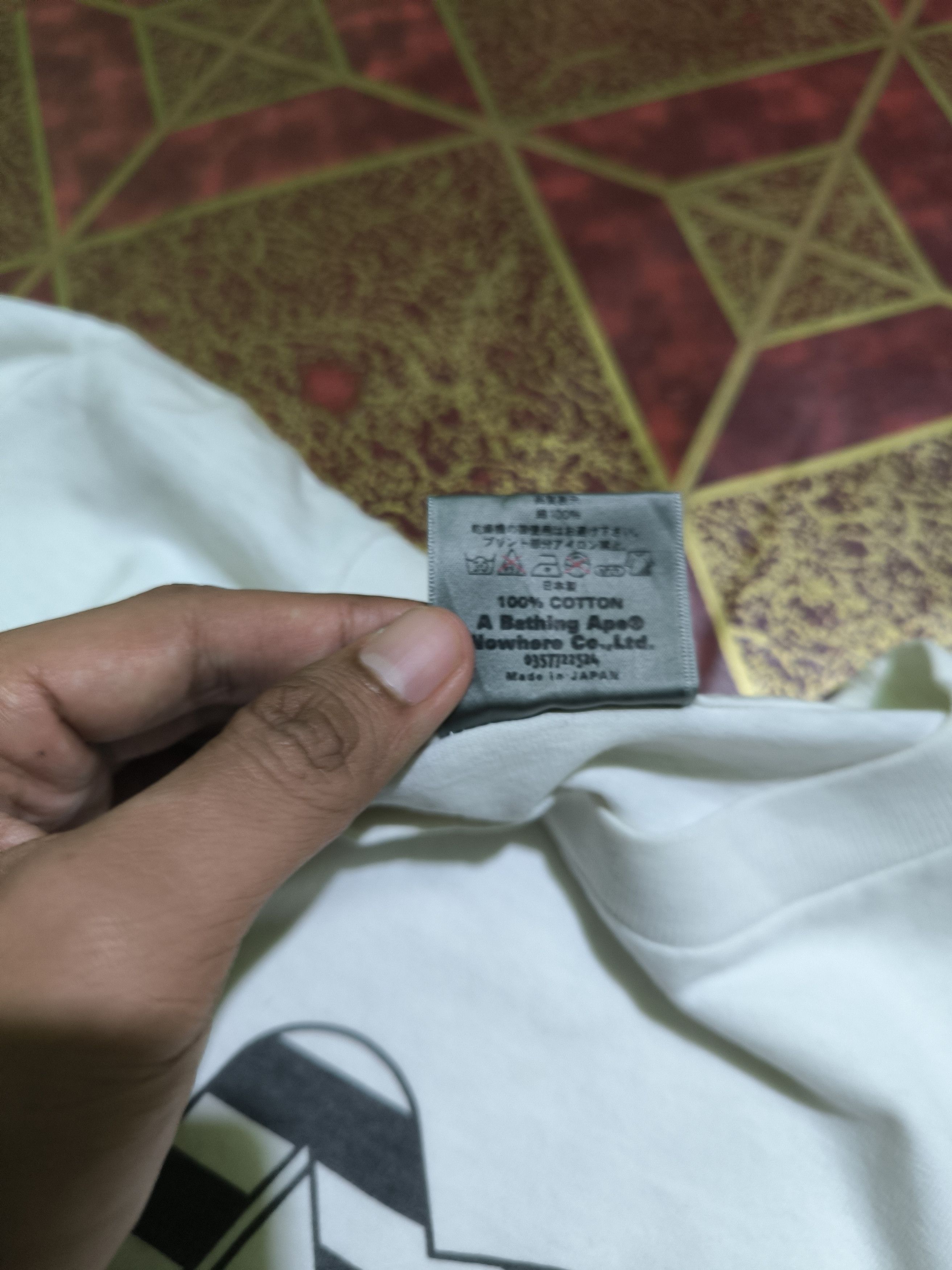 Bape 2004 Bapesta "Footsoldier" Tee Size US M / EU 48-50 / 2 - 5 Thumbnail