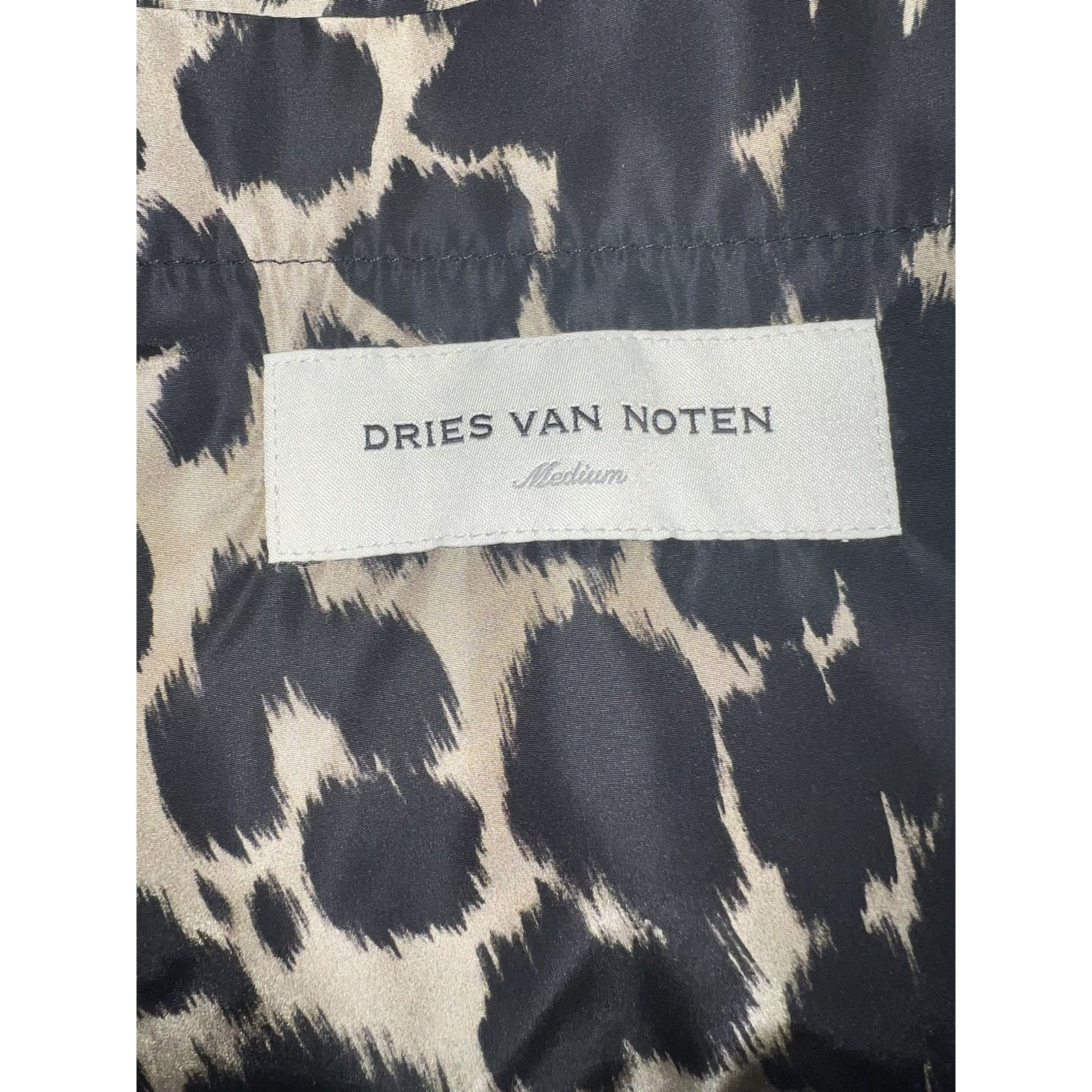 Dries Van Noten Dries Van Noten Double-Breasted Leopard Coat Size US M / EU 48-50 / 2 - 10 Thumbnail