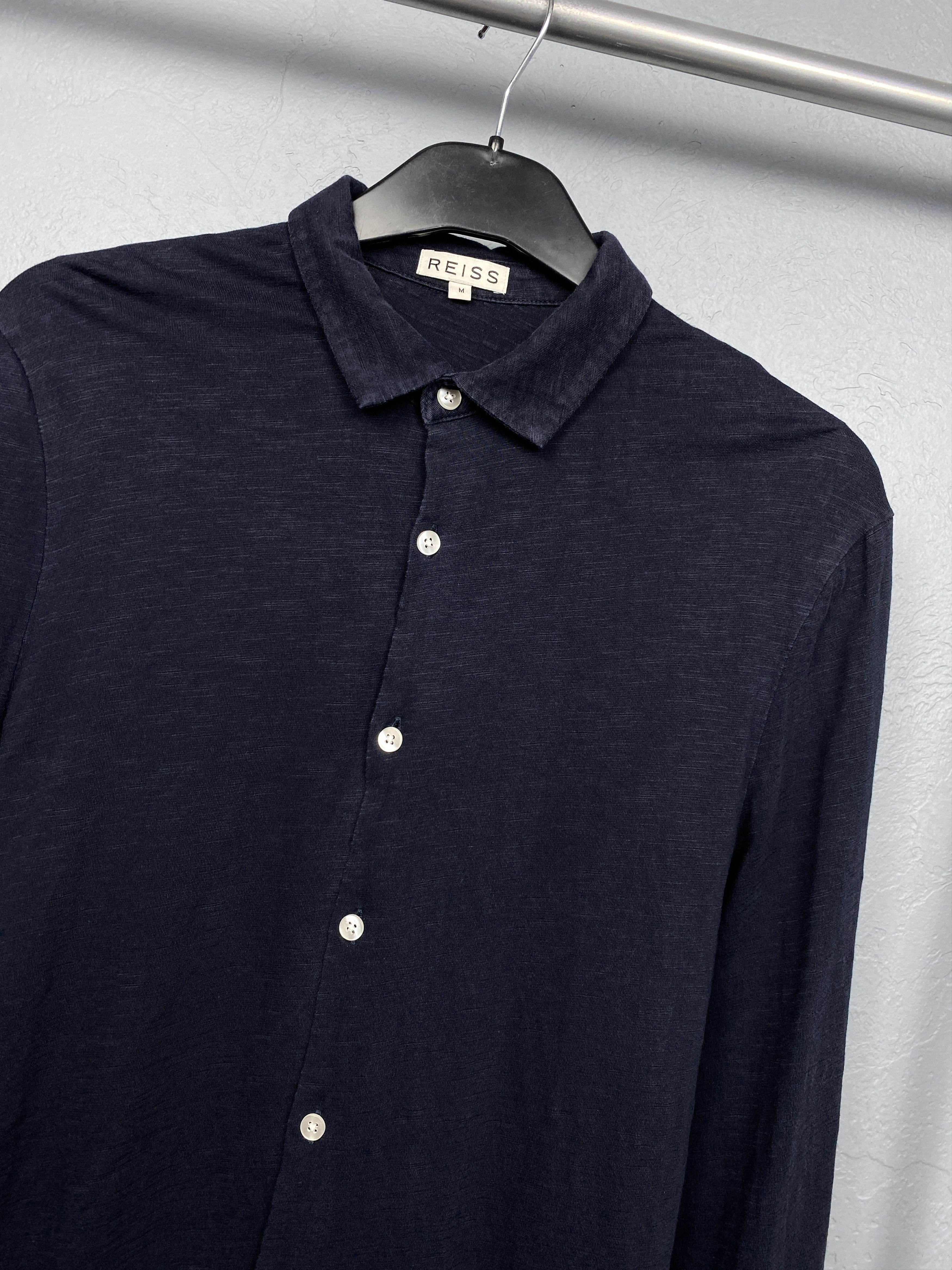 Reiss Reiss Vintage Mens Long Sleeve Polo Shirt Size US M / EU 48-50 / 2 - 2 Thumbnail