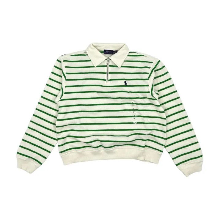 Polo Ralph Lauren Polo Ralph Lauren Half-Zip Striped Sweatshirt Size US M / EU 48-50 / 2 - 1 Thumbnail