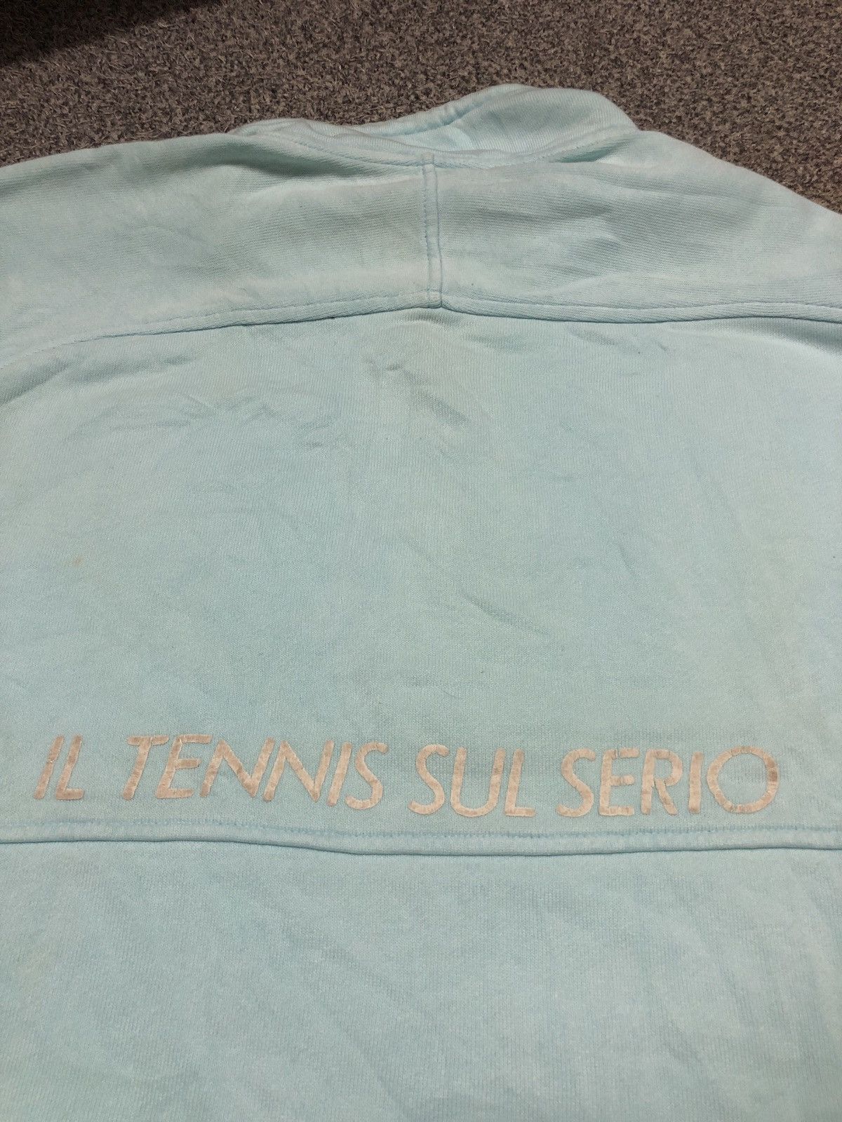 Ellesse × Japanese Brand × Vintage Vintage Ellesse Il Tennis Sul Serio 1/4 zipper Sweatshirt Size US L / EU 52-54 / 3 - 15 Thumbnail
