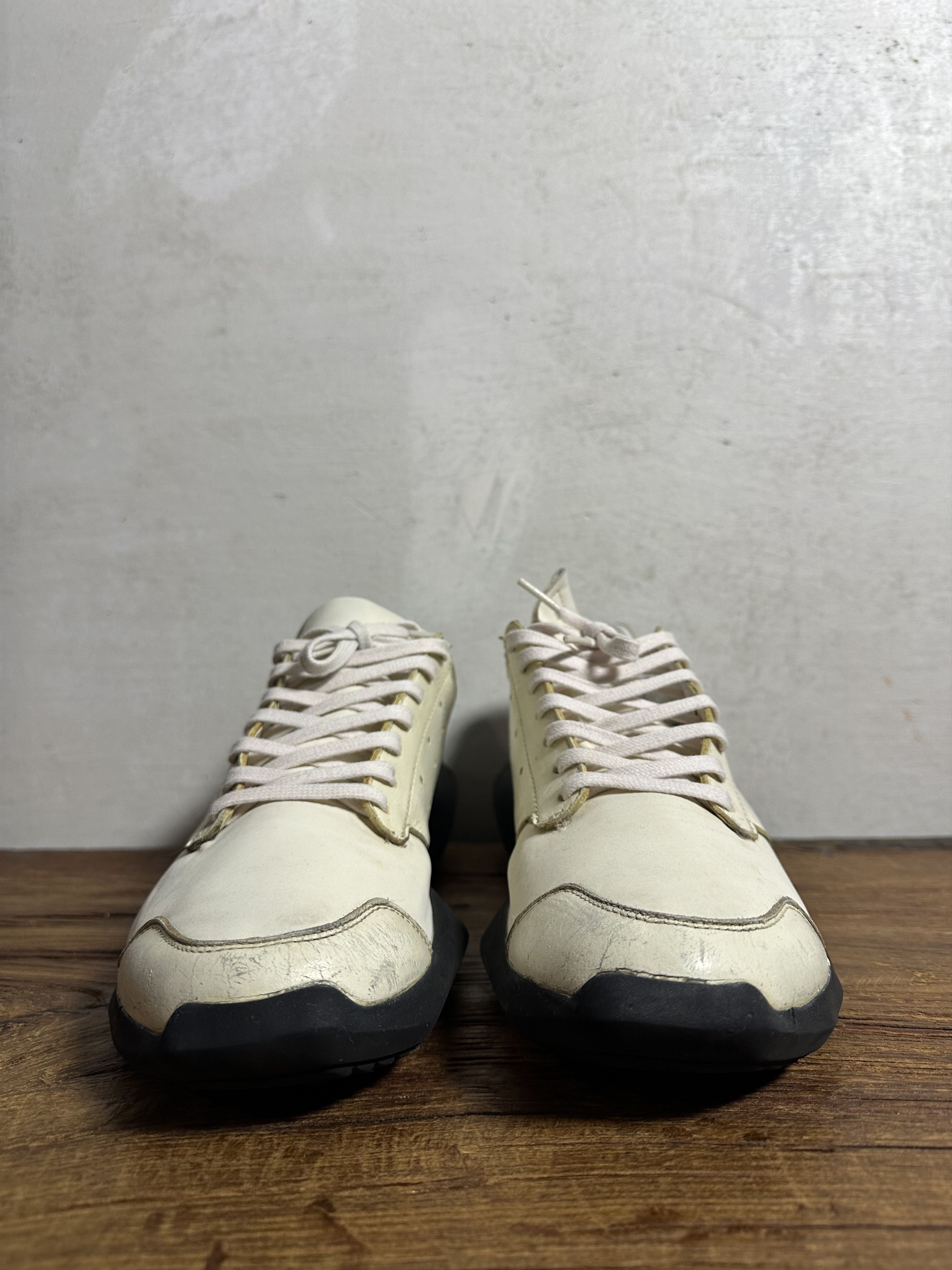Adidas × Rick Owens Rick Owens x adidas SS14 White Tech Runner Size US 9.5 / EU 42-43 - 7 Thumbnail