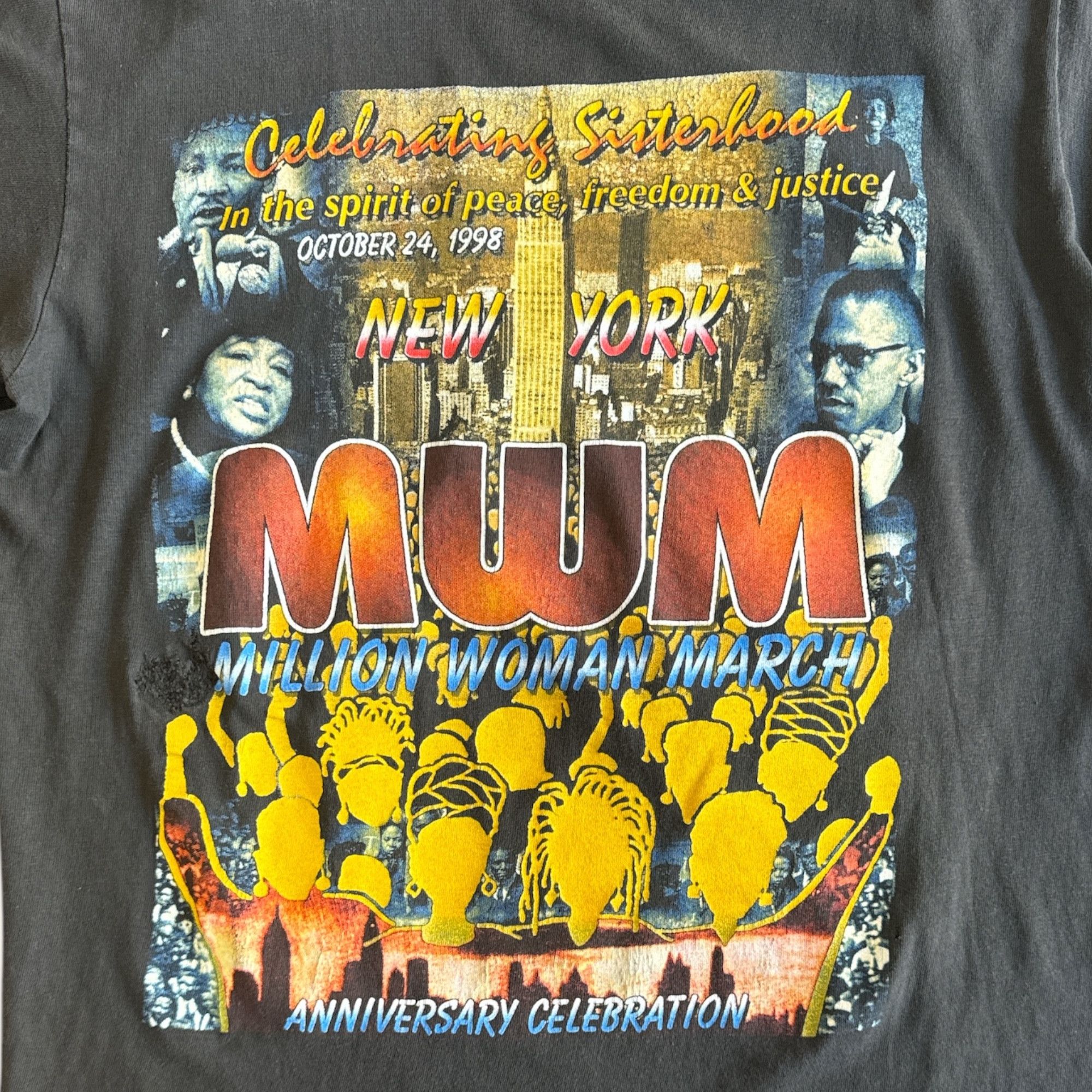 Vintage 1998 Million Woman March Tee Size US L / EU 52-54 / 3 - 5 Thumbnail