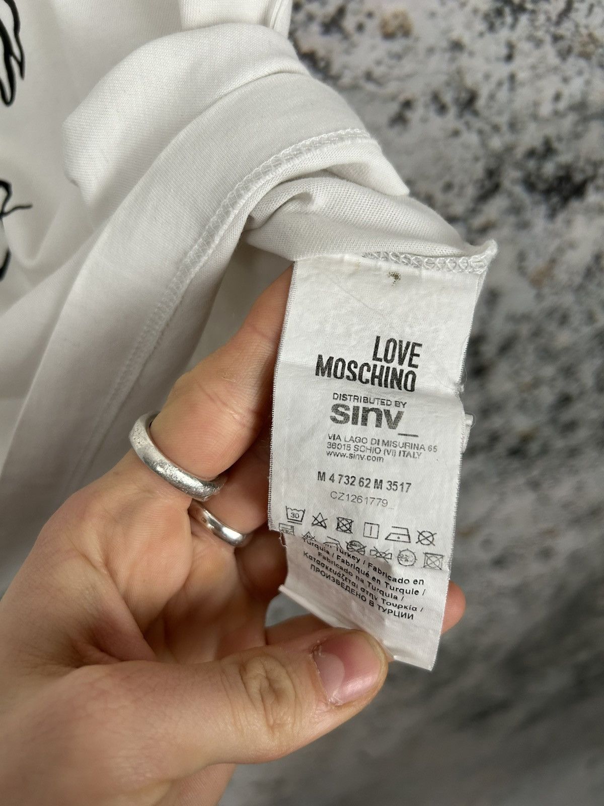 Moschino Love Moschino Milano Graphic Tee Designer Avantgarde Hype Size US M / EU 48-50 / 2 - 5 Thumbnail