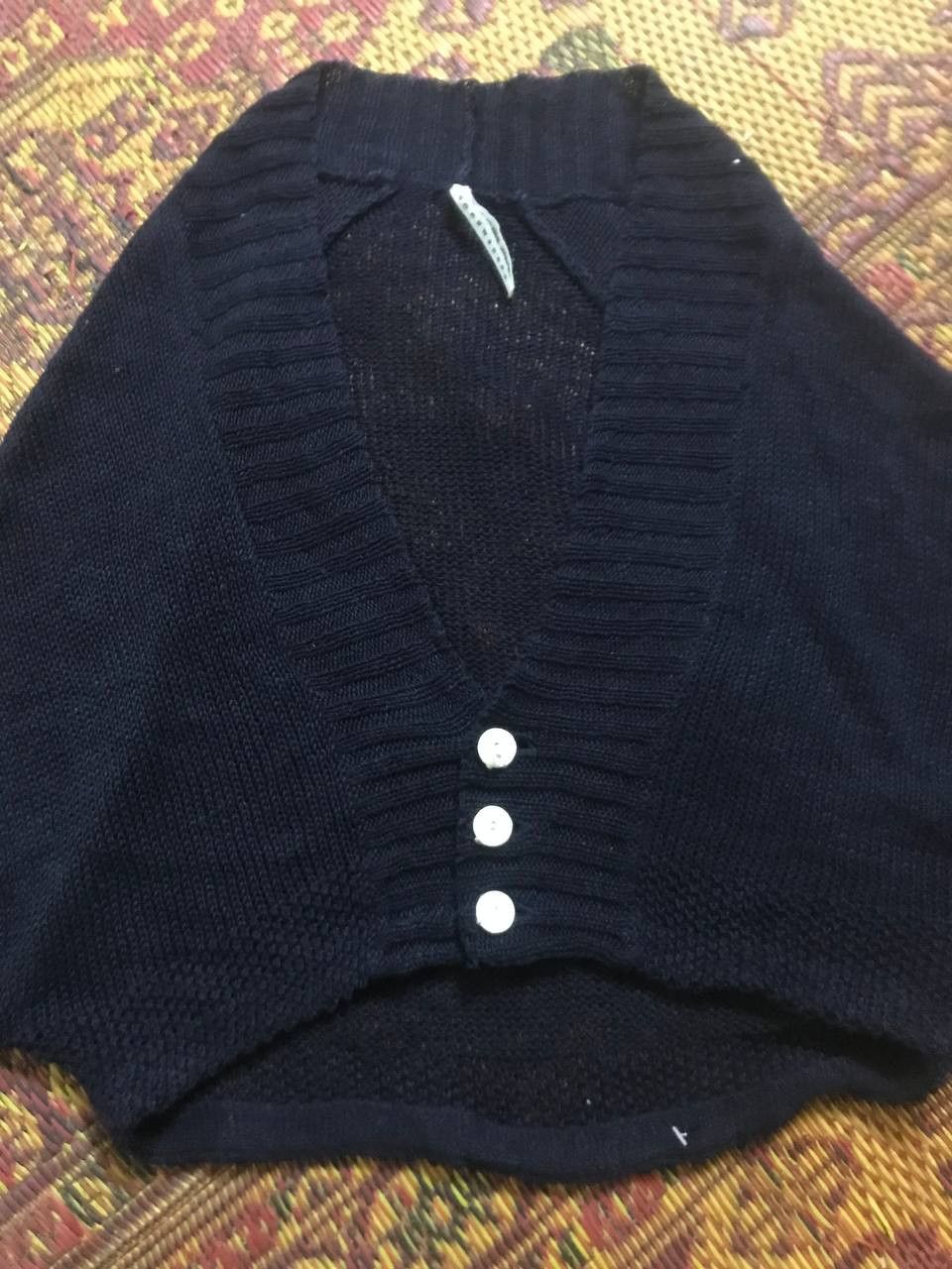 Designer × Issey Miyake × Japanese Brand Sunao Kuwahara Issey Miyake Knitted Crop Top Size US S / EU 44-46 / 1 - 1 Thumbnail