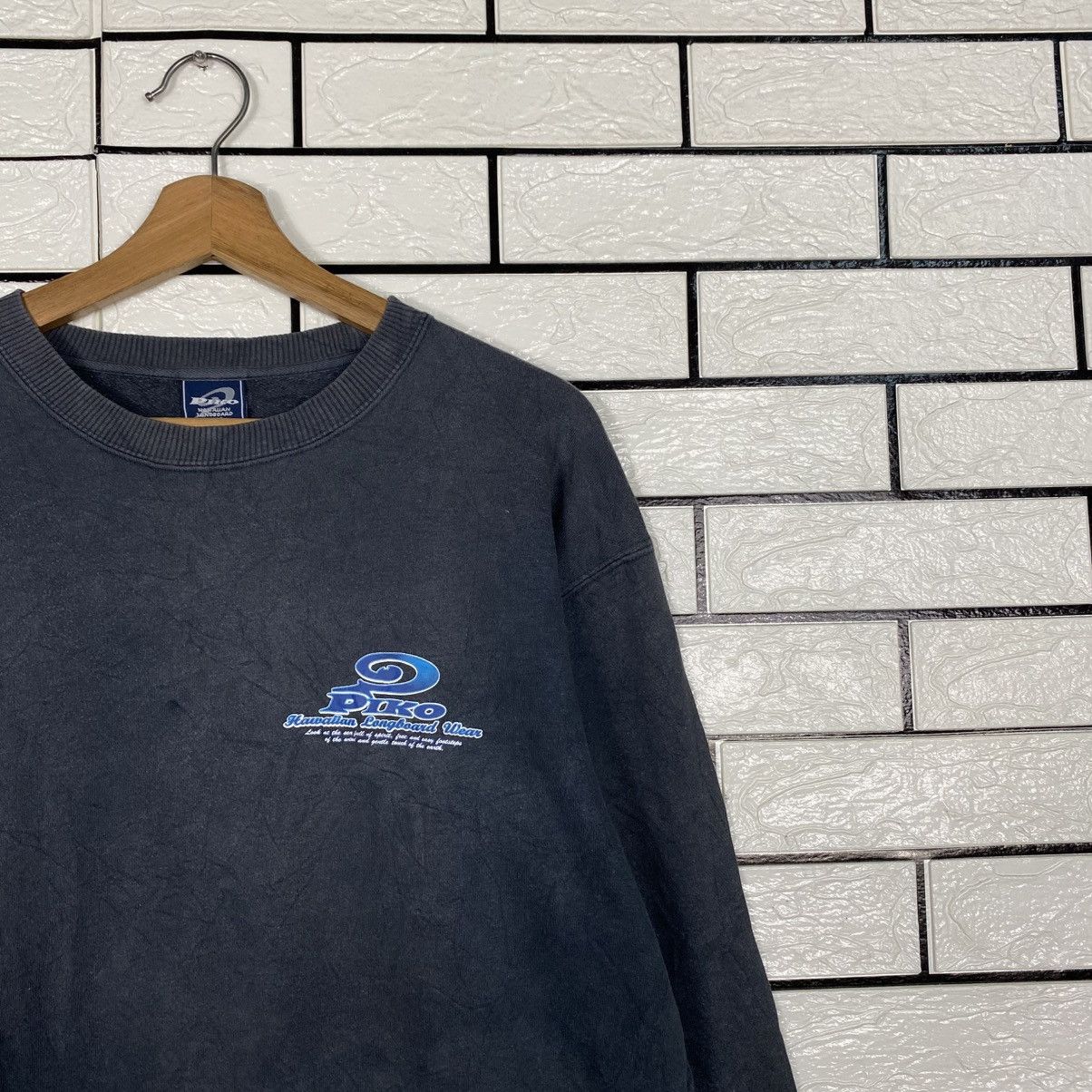 Japanese Brand 📌Vintage Sweatshirt Piko Hawaii Big Logo Size US M / EU 48-50 / 2 - 7 Thumbnail