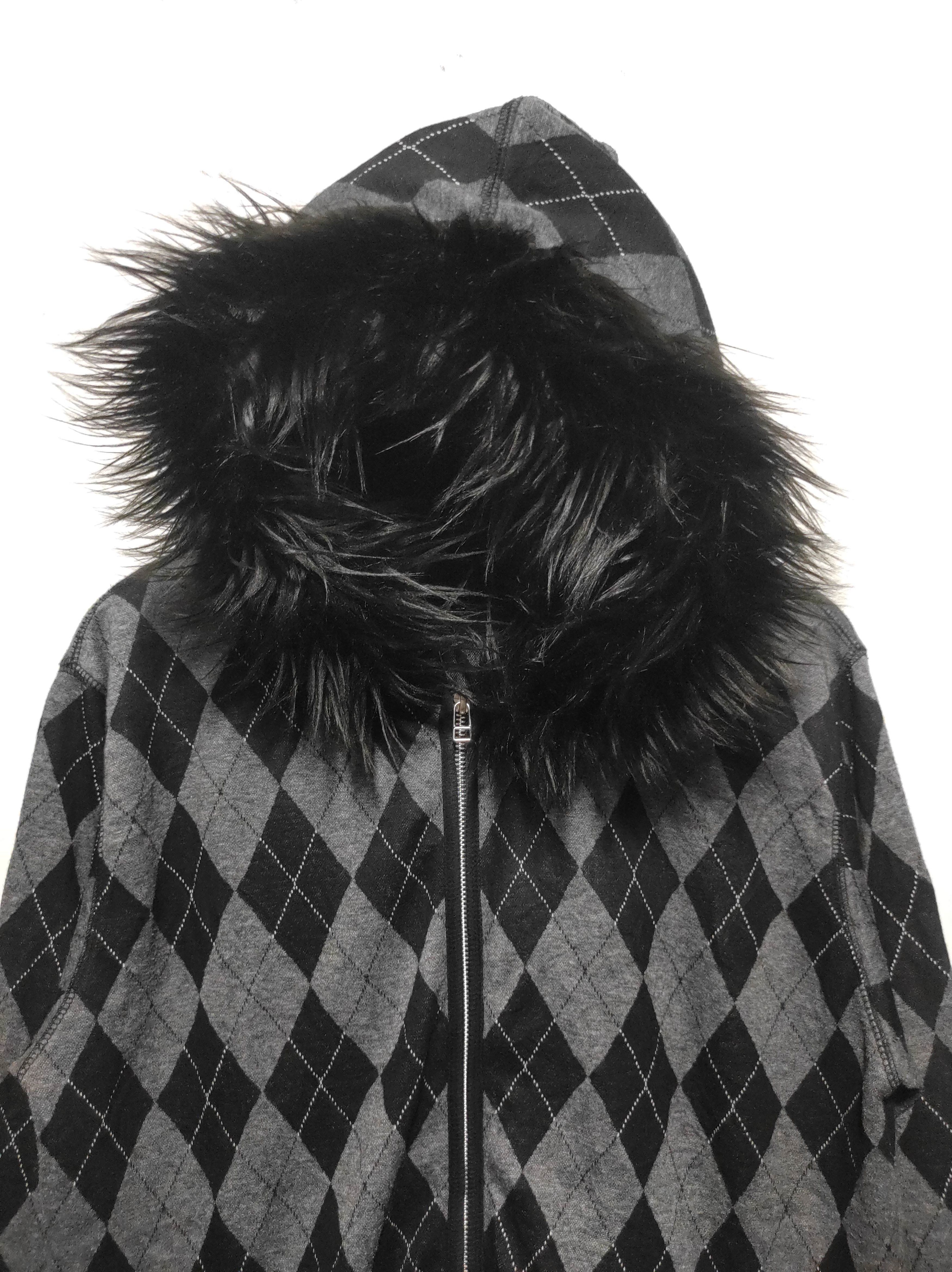 Hysteric Glamour Plus One Plaid Double Zipper Fur Hoodie LGB style Size US M / EU 48-50 / 2 - 4 Thumbnail