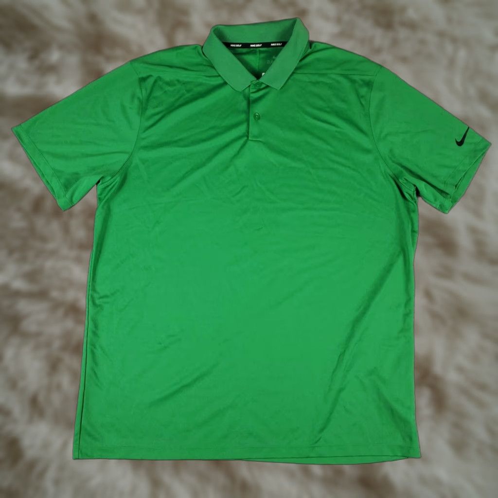 Nike Nike Polo Shirt Mens XL Green Swoosh Golf Casual Short Sleeve Polo Size US XL / EU 56 / 4 - 1 Thumbnail