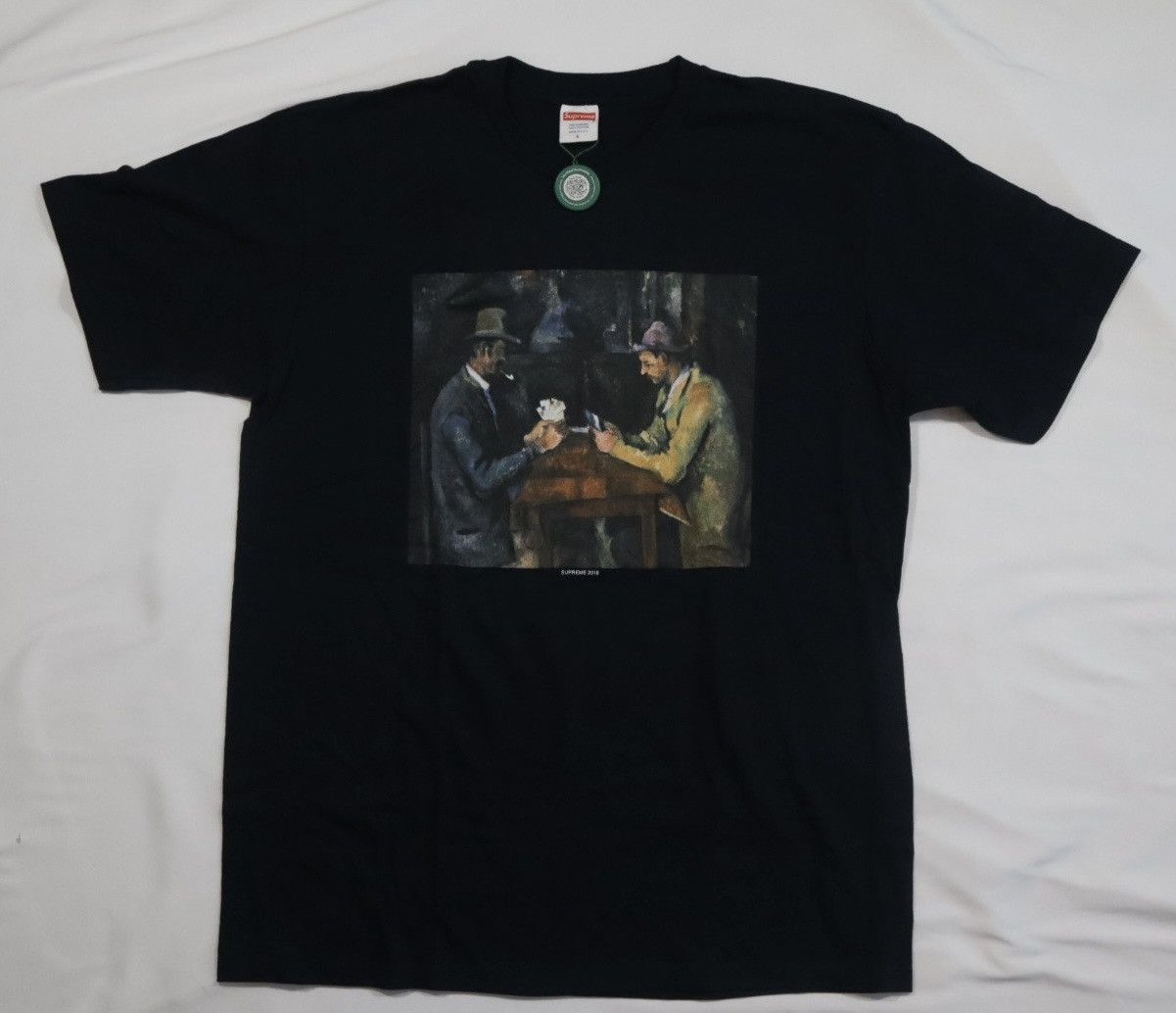 Supreme Supreme Cards Tee – SS18 – Navy L Size US L / EU 52-54 / 3 - 1 Thumbnail