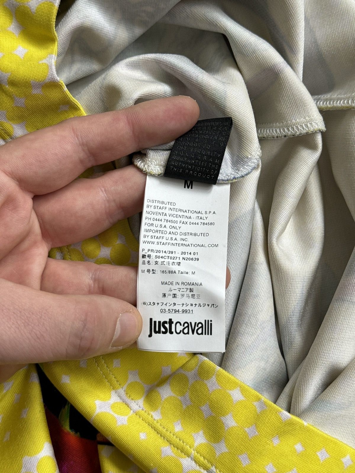 Just Cavalli Just Cavalli Multicolor Slim Dress Floral Geometric Pattern Size M / US 6-8 / IT 42-44 - 11 Thumbnail
