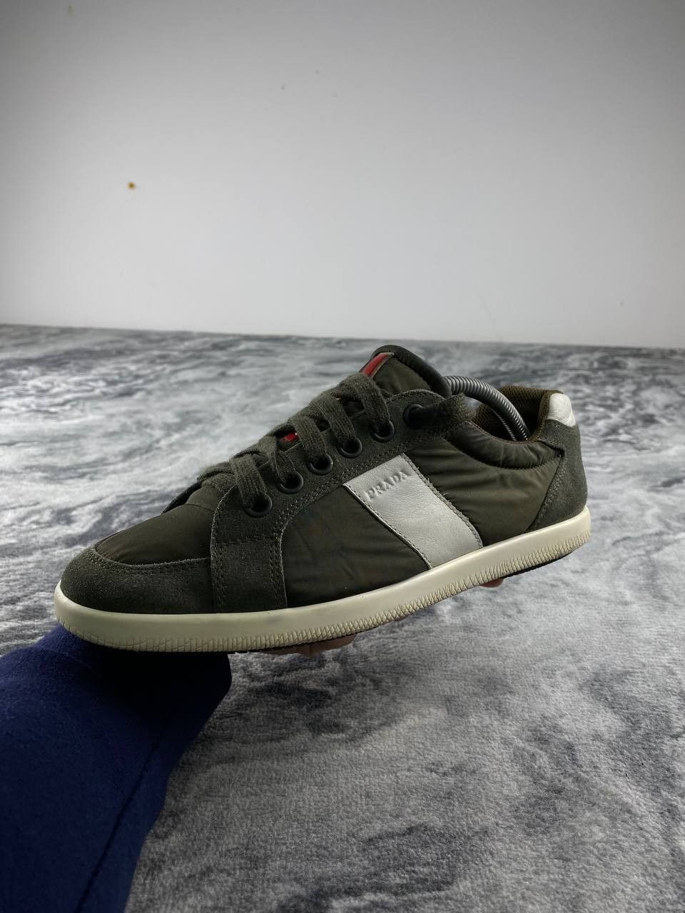 Prada Prada Nylon Sneakers Women Size 38 Green Size US 8 / IT 38 - 10 Thumbnail