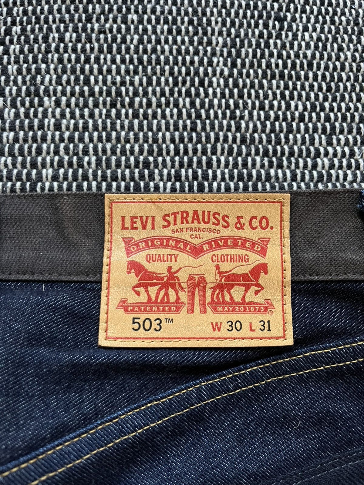 Junya Watanabe × Levi's AW19 Junya Watanabe MAN patchwork Levi’s Size US 30 / EU 46 - 16 Thumbnail