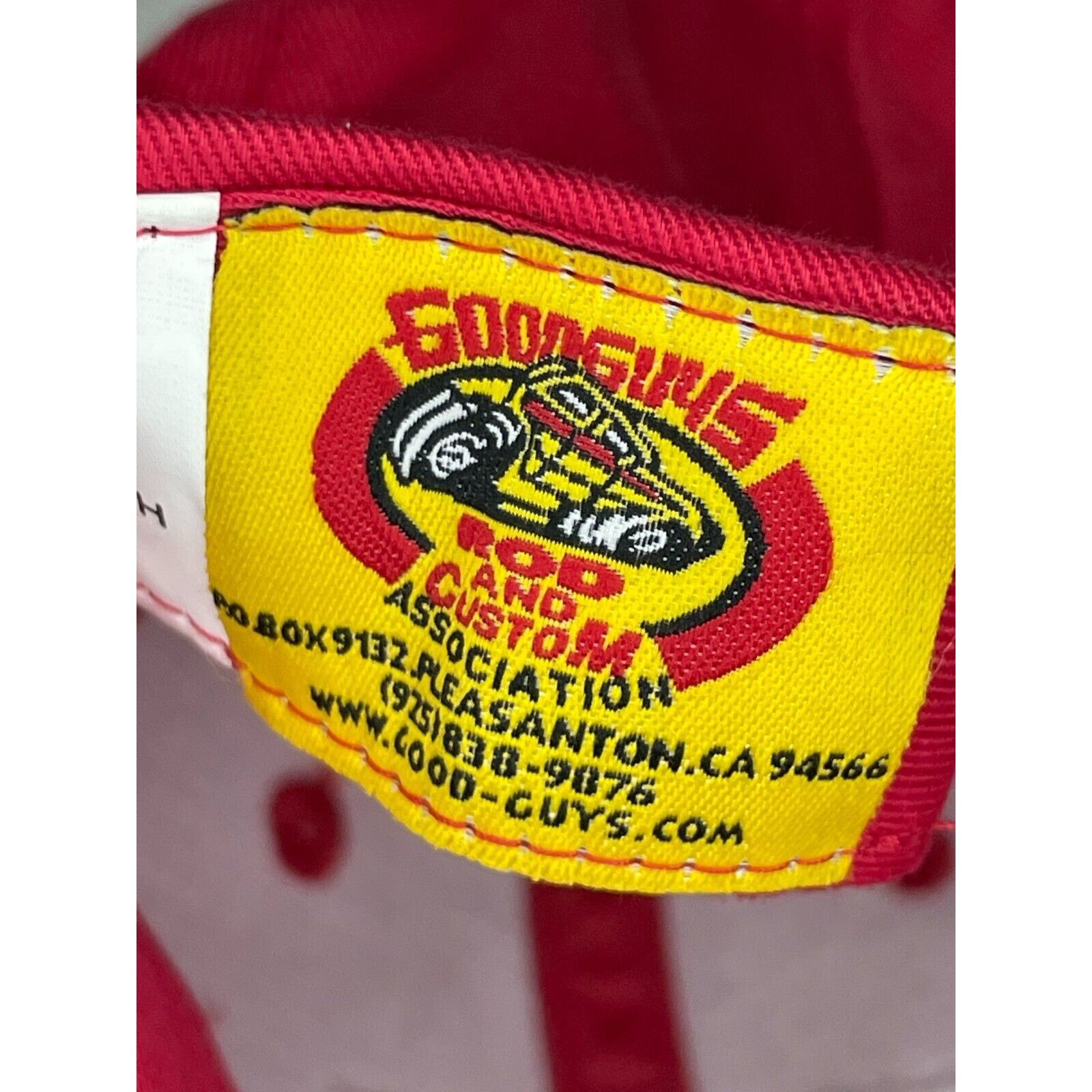 Vintage Goodguys Rod & Custom Association Red Member Snapback Hat Size ONE SIZE - 4 Thumbnail