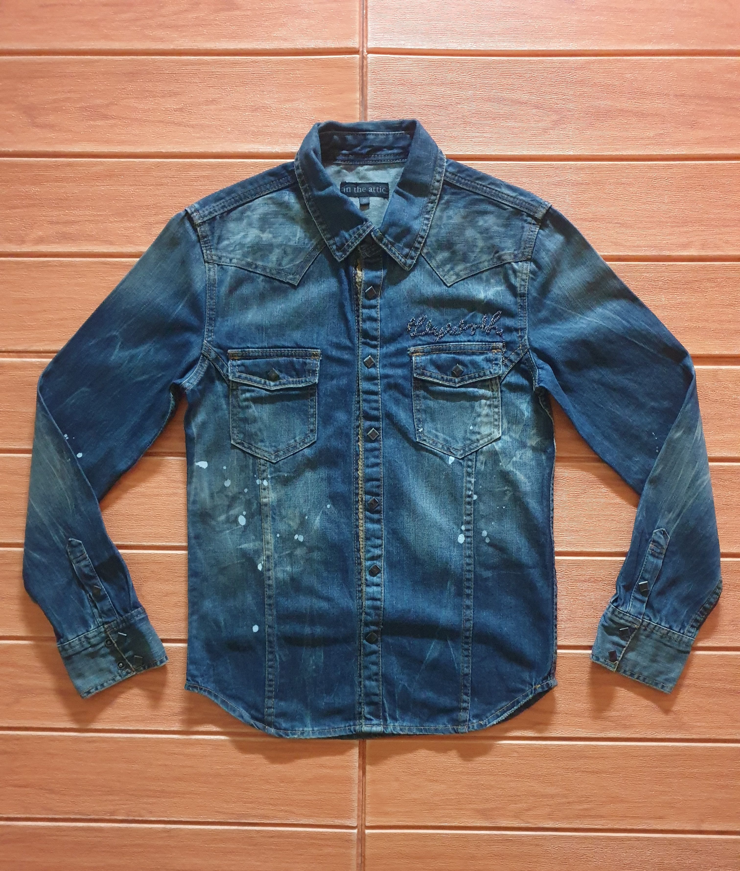 In The Attic 💥In the Attic Japanese Abstract shirt Size US S / EU 44-46 / 1 - 1 Thumbnail