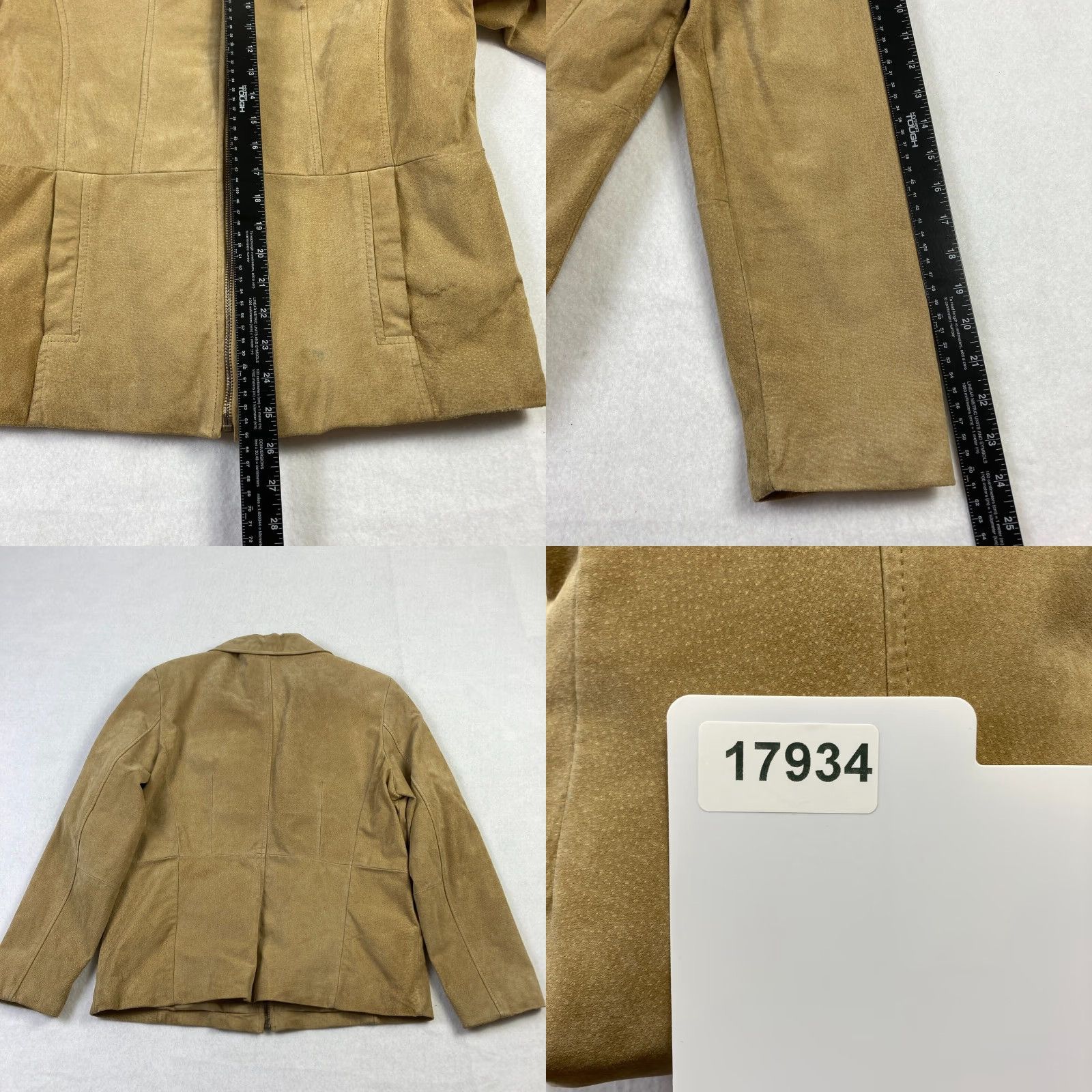 Vintage Reed Sportswear Leather Jacket Women's M Brown Lined Long Sleeve Vintage Size M / US 6-8 / IT 42-44 - 9 Thumbnail