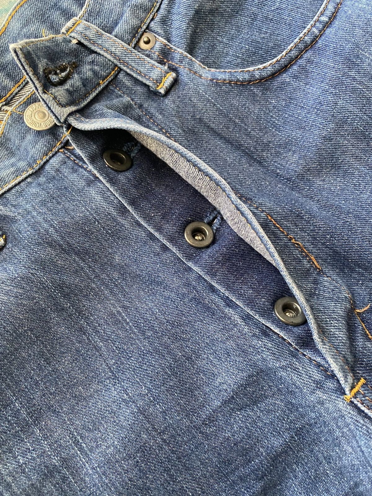Japanese Brand Japan Made Elephant Fighting Selvedge Light Denim Jeans Size US 30 / EU 46 - 5 Thumbnail