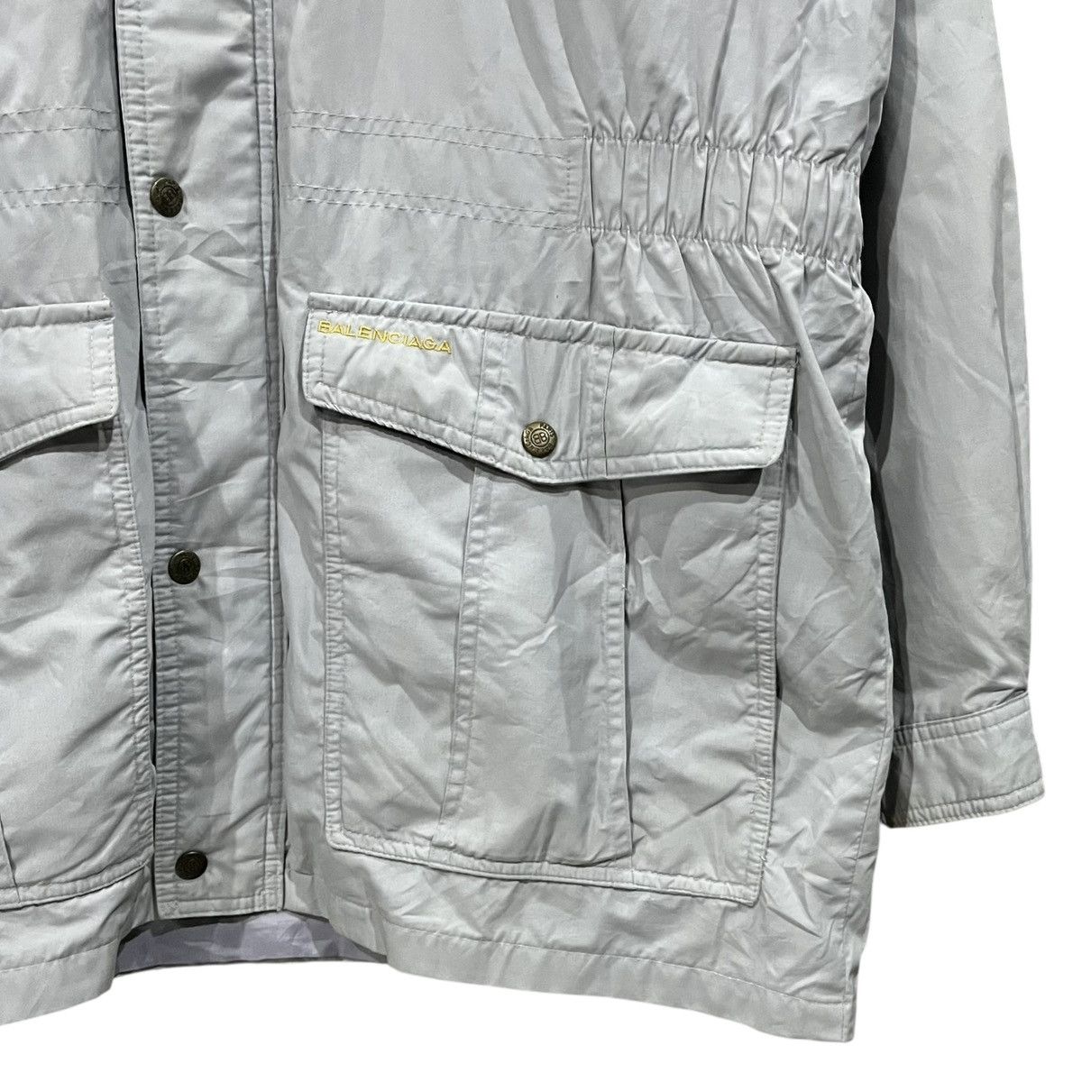 Balenciaga Vintage Balenciaga Parka Jacket Hidden Hoodie Size US L / EU 52-54 / 3 - 5 Thumbnail